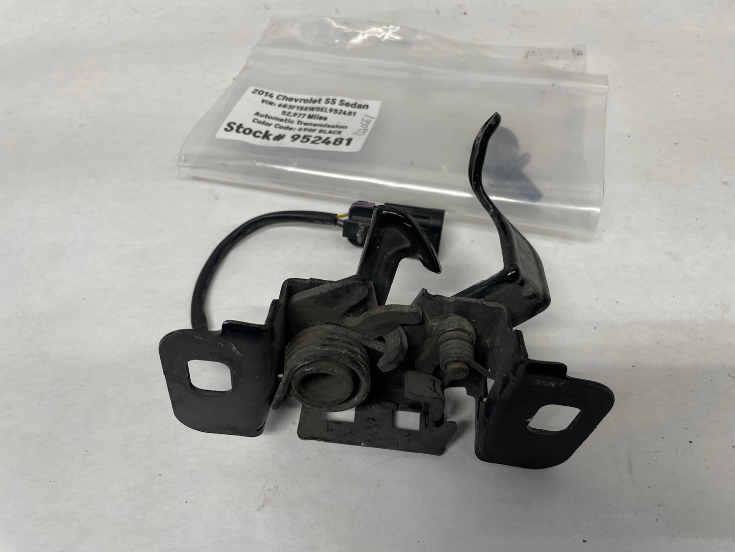 2014 Chevy SS Sedan Hood Latch OEM - Day's Parts Yard