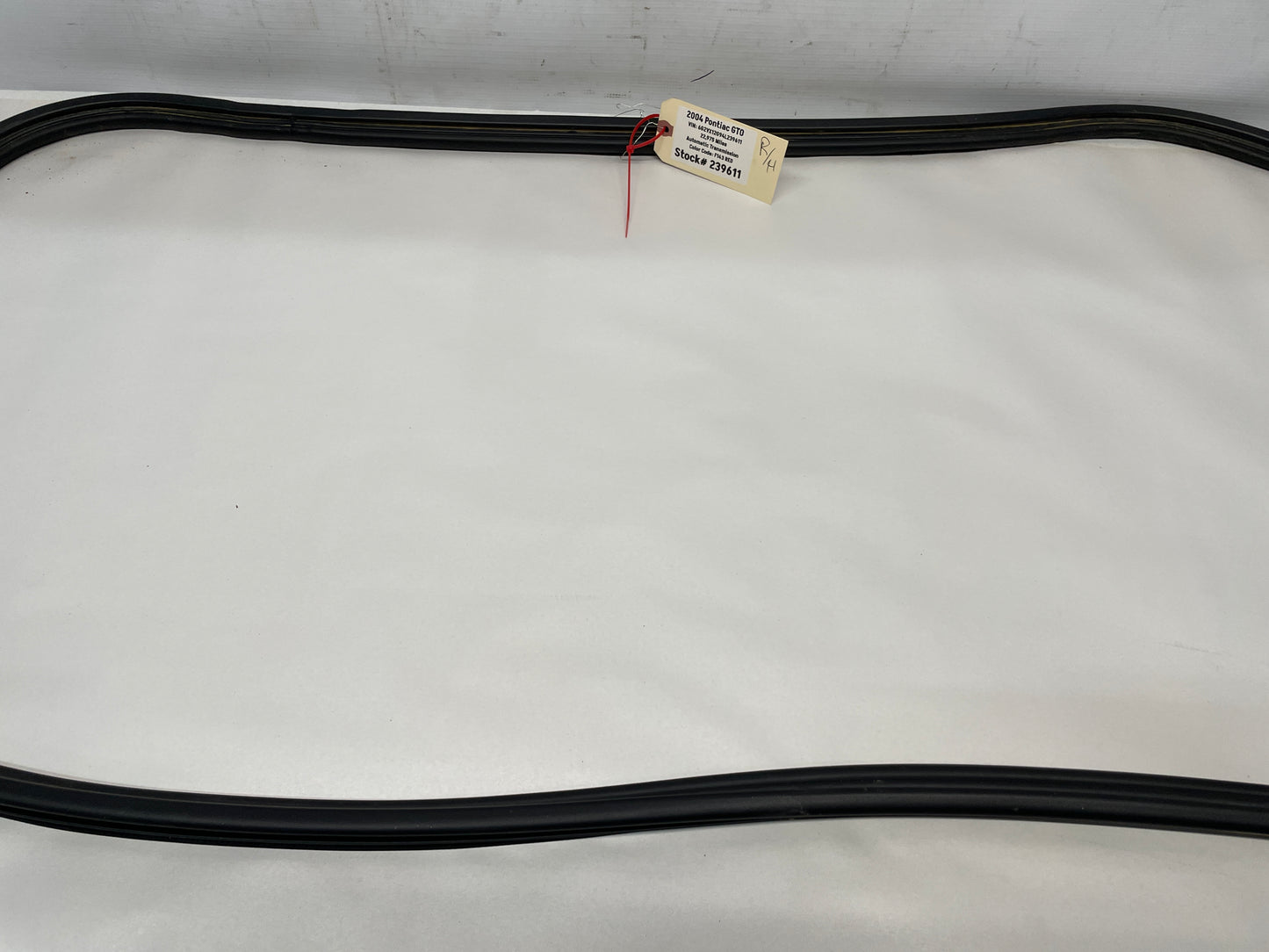 2004 Pontiac GTO RH Passenger Window Belt Molding Trim OEM - Day's Parts Yard