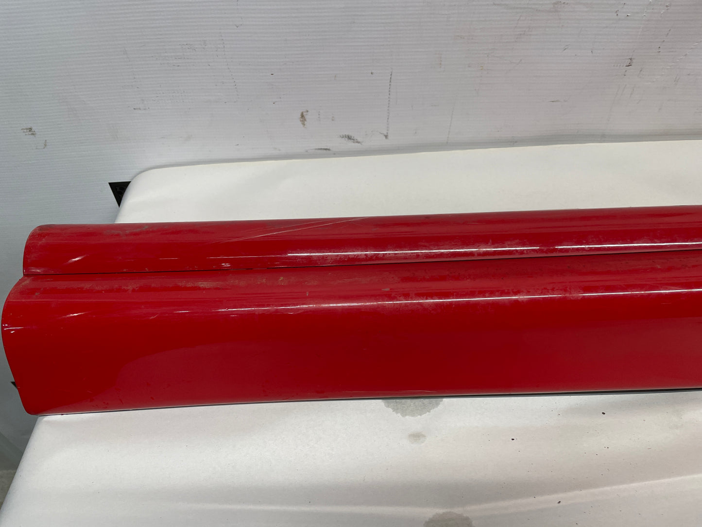 2004 Pontiac GTO LH Driver Rocker Molding Side Skirt Red OEM - Day's Parts Yard