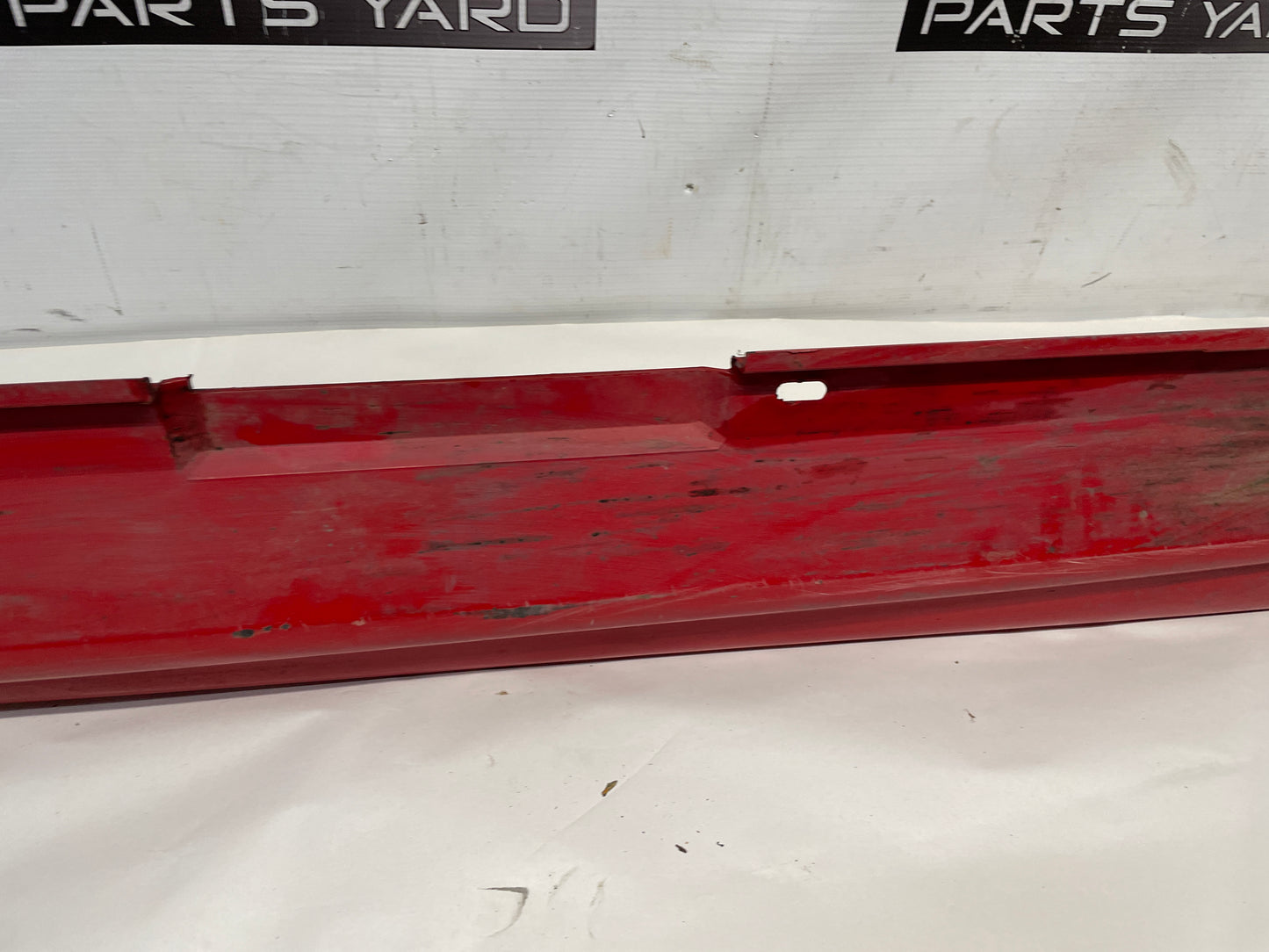 2004 Pontiac GTO LH Driver Rocker Molding Side Skirt Red OEM - Day's Parts Yard