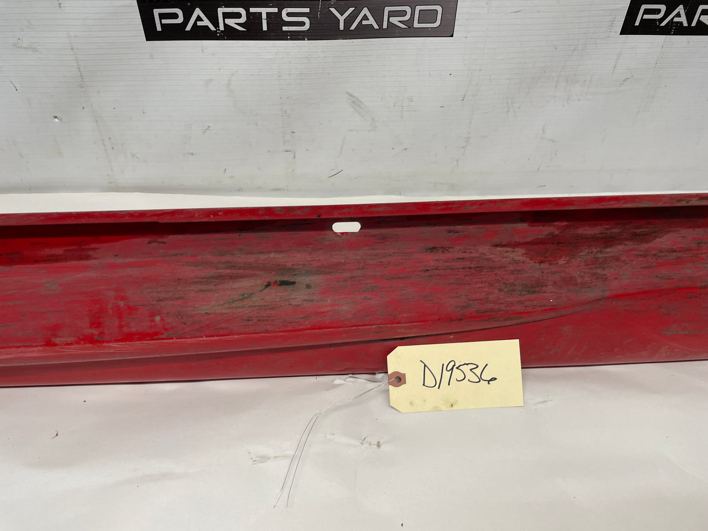 2004 Pontiac GTO LH Driver Rocker Molding Side Skirt Red OEM - Day's Parts Yard