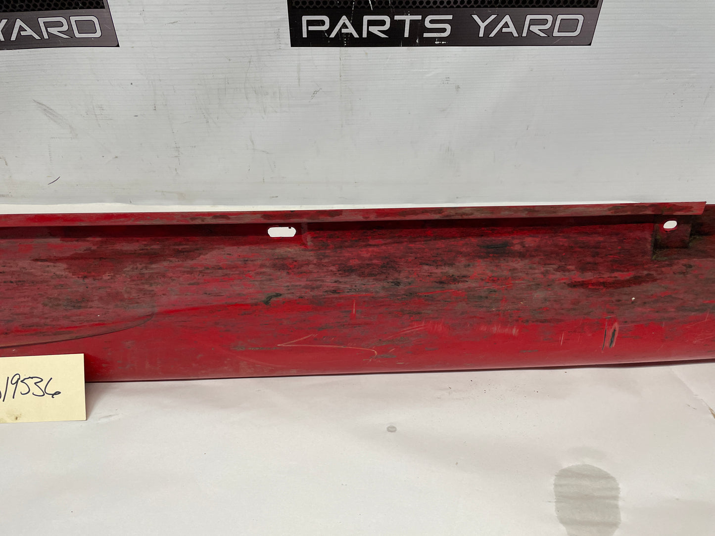 2004 Pontiac GTO LH Driver Rocker Molding Side Skirt Red OEM - Day's Parts Yard