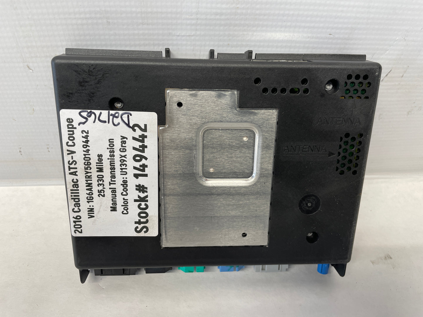 2016 Cadillac ATS-V Coupe HMI Human Interface Receiver Control Module OEM - Day's Parts Yard