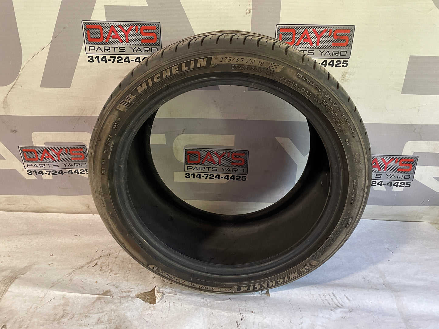 255/35ZR18 Michelin Pilot Sport All Season 4 - Day's Parts Yard