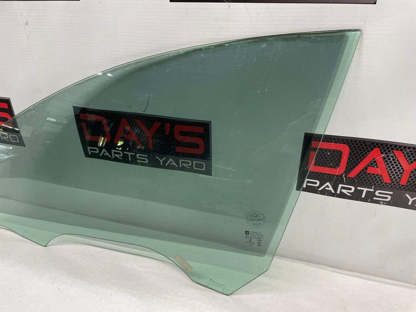 2014 Chevy SS Sedan LH Driver Front Door Window Glass OEM - Day's Parts Yard