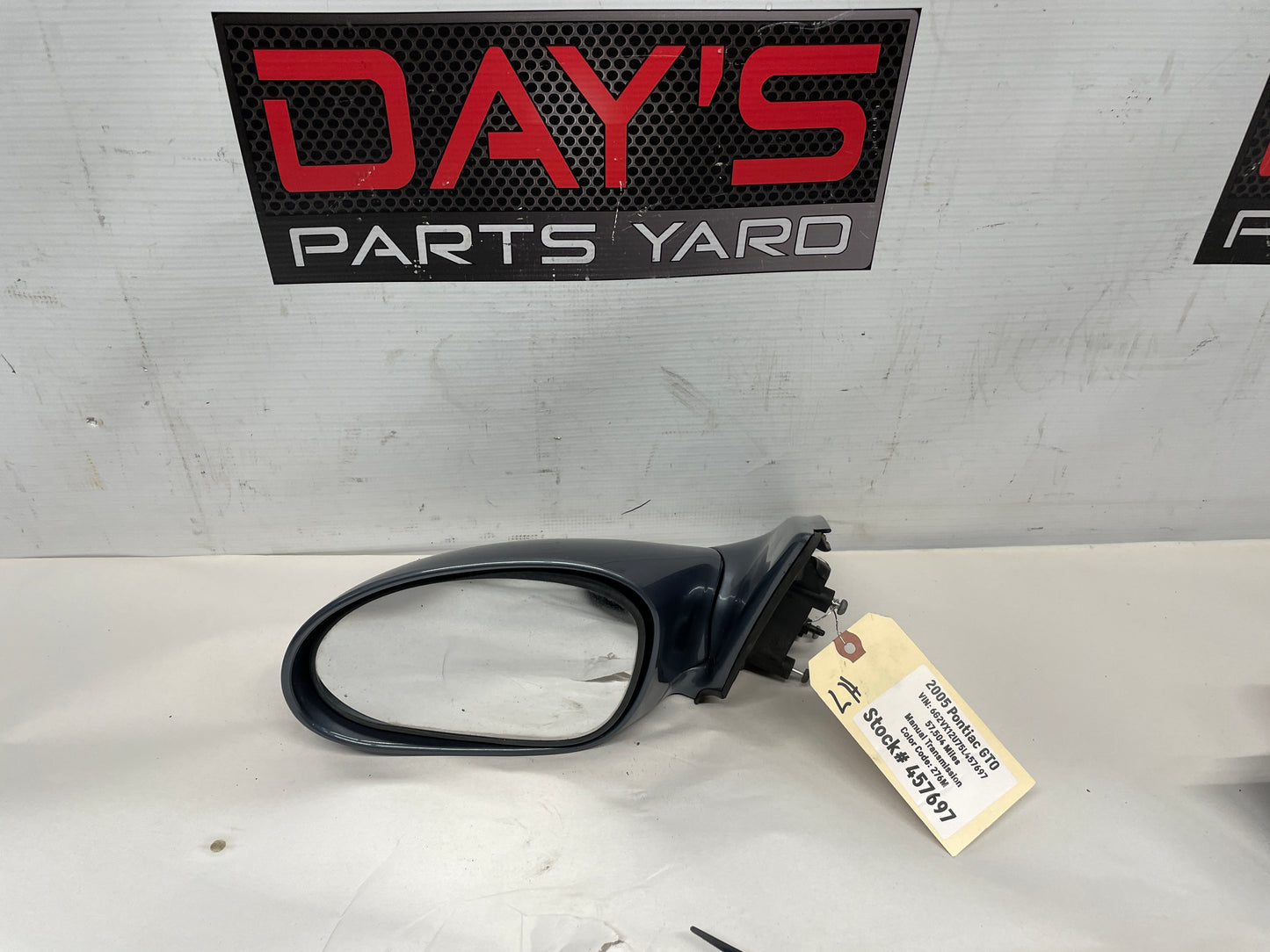 2005 Pontiac GTO LH Driver Exterior Side Door Mirror OEM - Day's Parts Yard