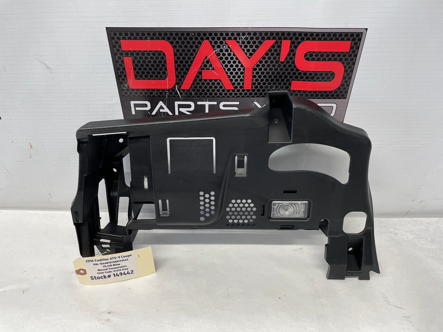 2016 Cadillac ATS-V Coupe RH Passenger Dash Instrument Panel Lower Trim OEM - Day's Parts Yard