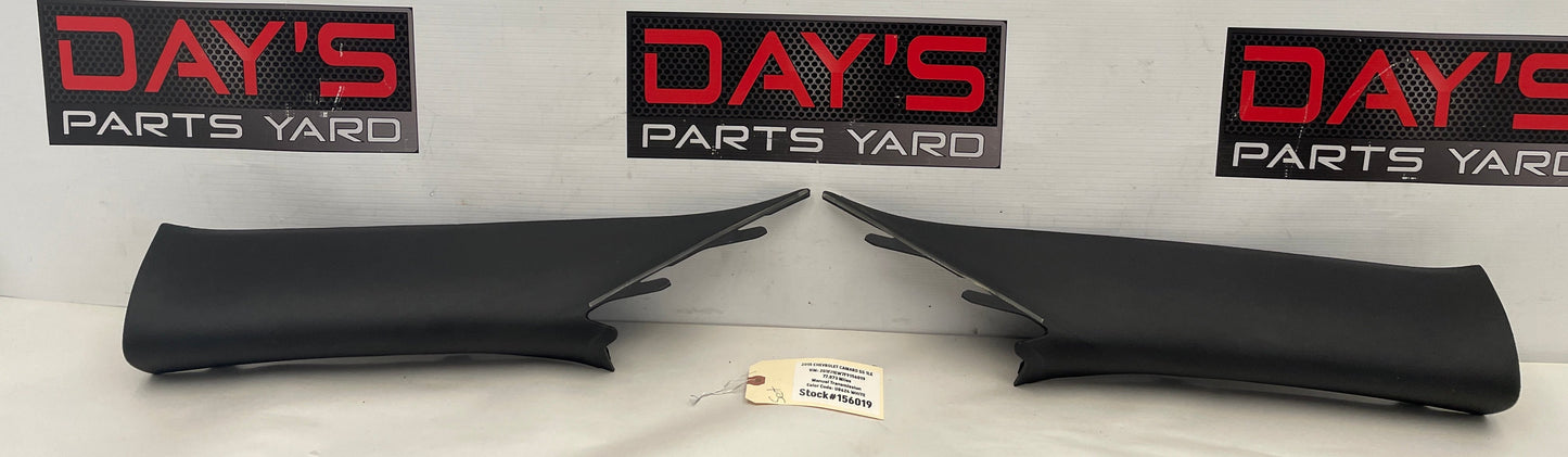 2015 Chevy Camaro SS RH & LH Interior A Pillar Trim OEM - Day's Parts Yard