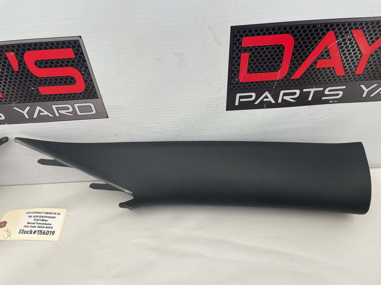 2015 Chevy Camaro SS RH & LH Interior A Pillar Trim OEM - Day's Parts Yard