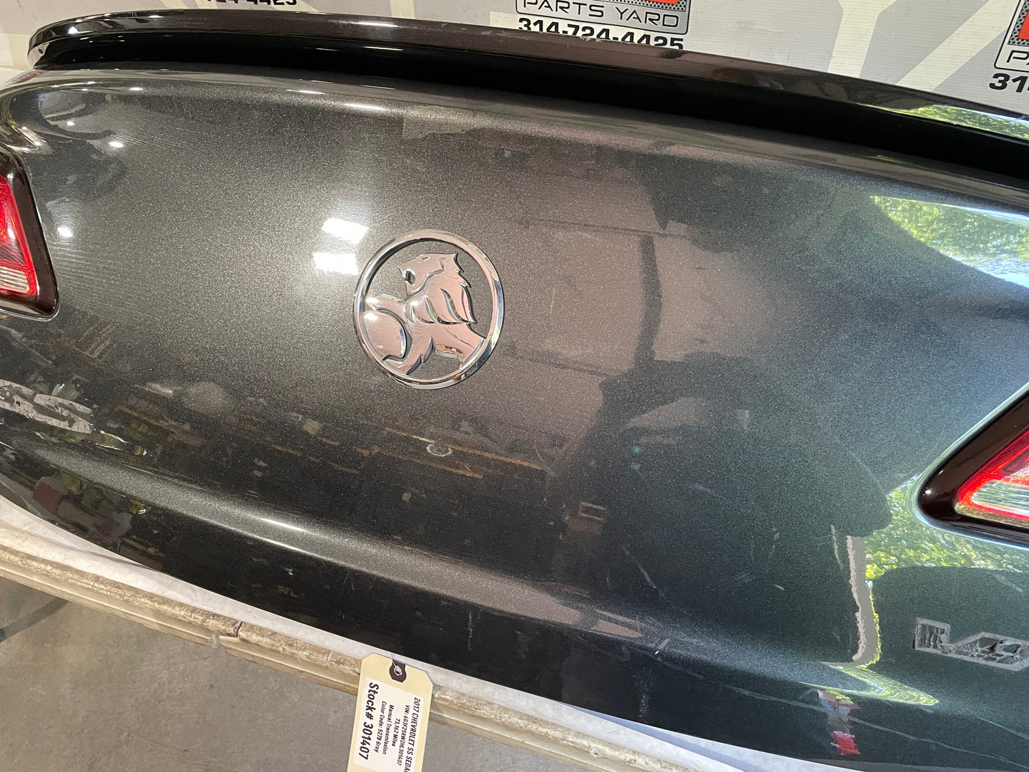 2017 Chevy SS Sedan Trunk Deck Lid Spoiler Wing OEM - Day's Parts Yard