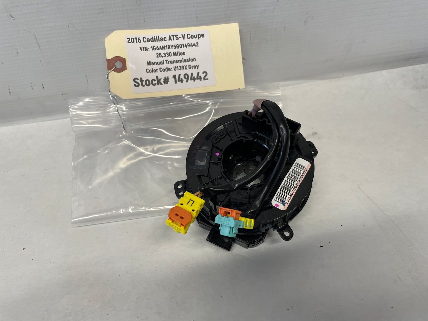 2016 Cadillac ATS-V Coupe Steering Wheel Clock Spring Angle Sensor OEM - Day's Parts Yard