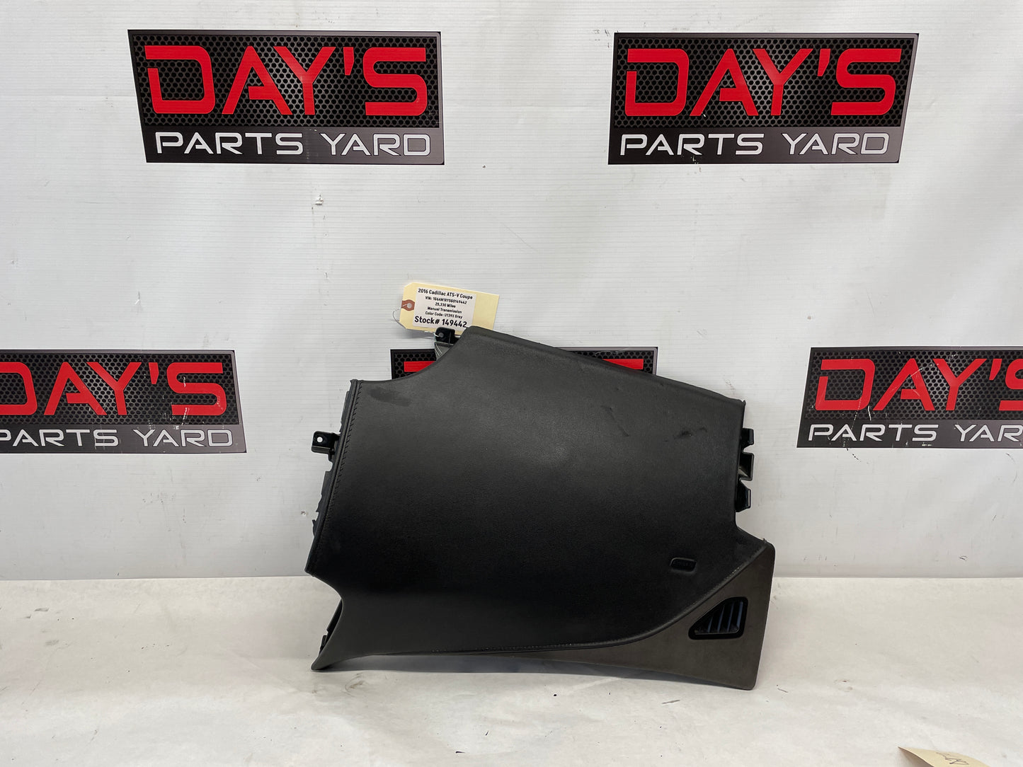 2016 Cadillac ATS-V RH Passenger Dash Pad Trim Board Panel w/ Airbag Air Bag OEM - Day's Parts Yard