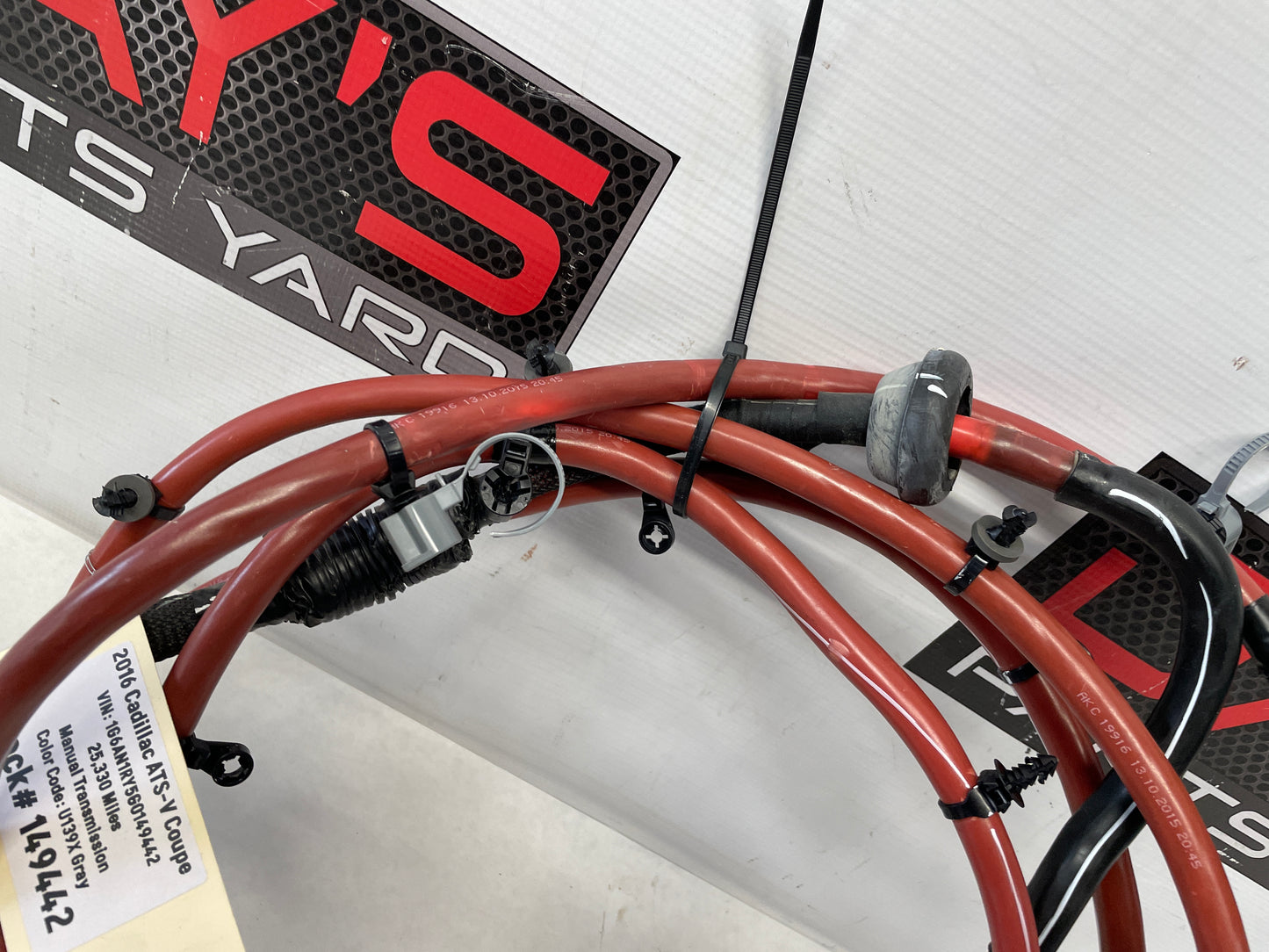 2016 Cadillac ATS-V Positive Battery Cable Wire Wiring Harness OEM - Day's Parts Yard