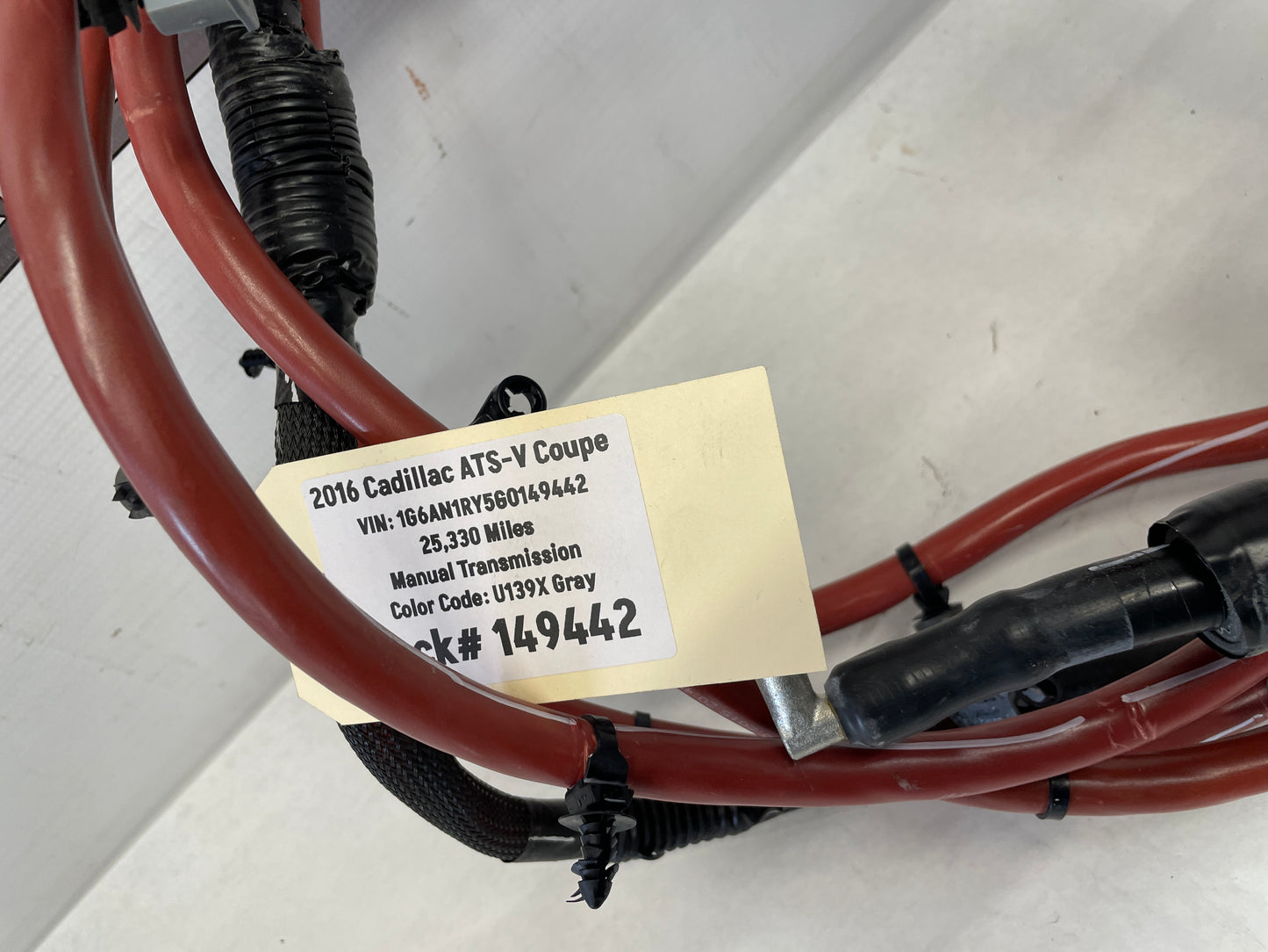 2016 Cadillac ATS-V Positive Battery Cable Wire Wiring Harness OEM - Day's Parts Yard