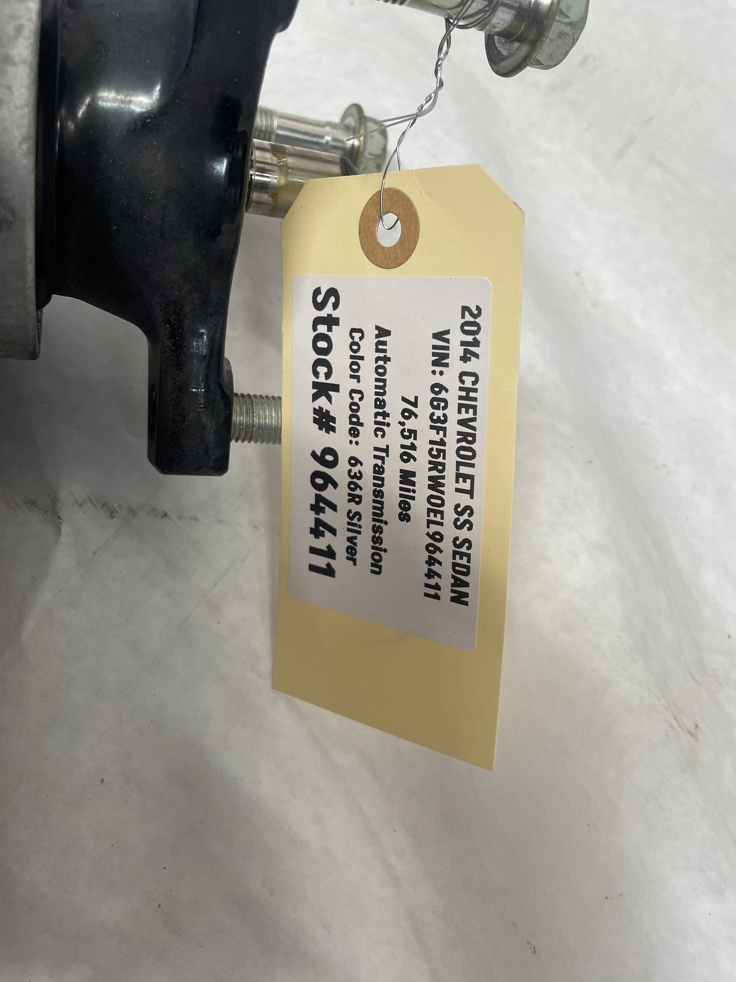 2014 Chevy SS Rear End Axle Carrier Rearend Diff Differential 3.27 LSD OEM - Day's Parts Yard