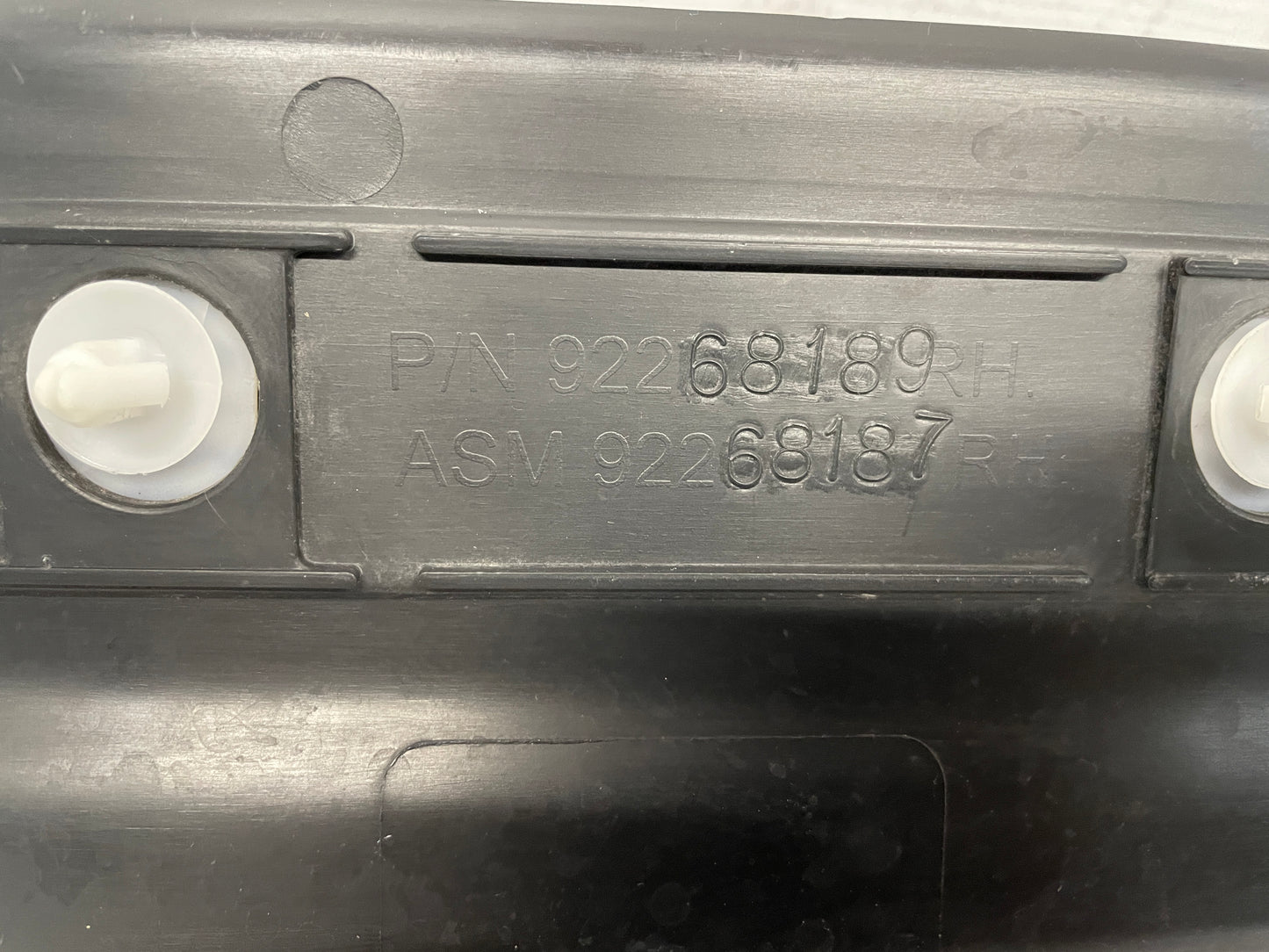 2013 Chevy Caprice PPV RH Passenger Rear Door Scuff Sill Plate Panel Trim Molding OEM - Day's Parts Yard