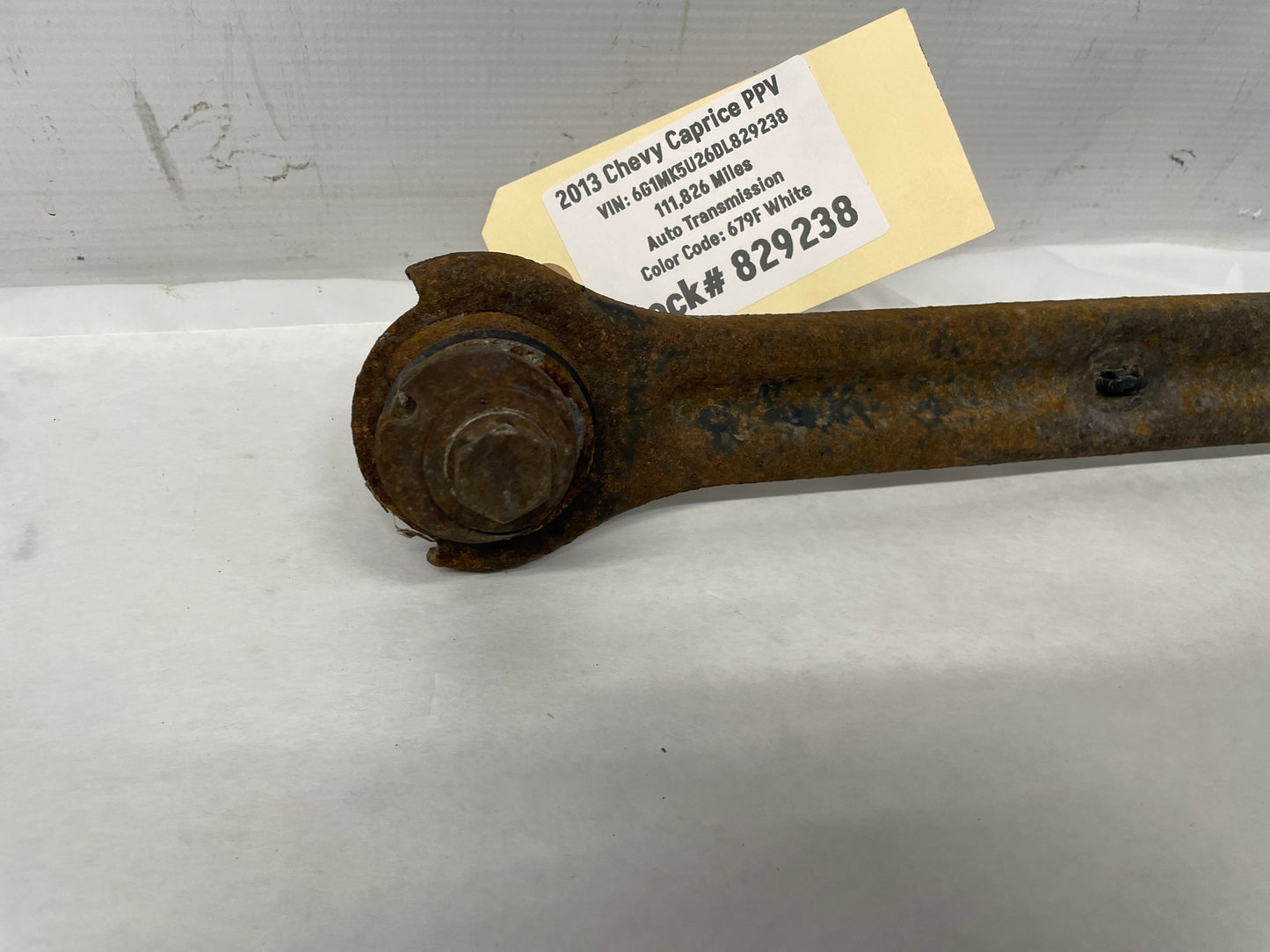 2013 Chevy Caprice PPV LH Driver Rear Suspension Adjuster Control Arm Link OEM - Day's Parts Yard