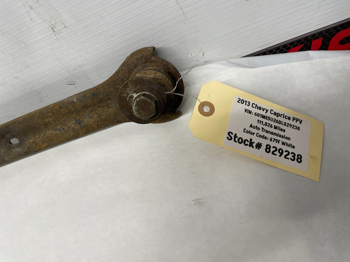 2013 Chevy Caprice PPV RH Passenger Rear Suspension Adjuster Control Arm Link OEM - Day's Parts Yard