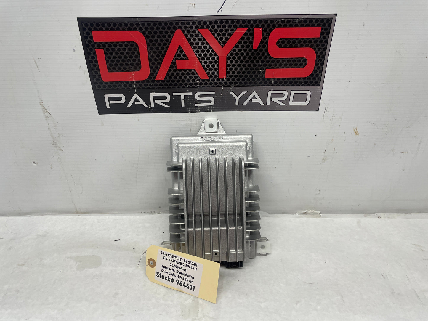 2014 Chevy SS Sedan Bose Stereo Radio Amplifier OEM - Day's Parts Yard