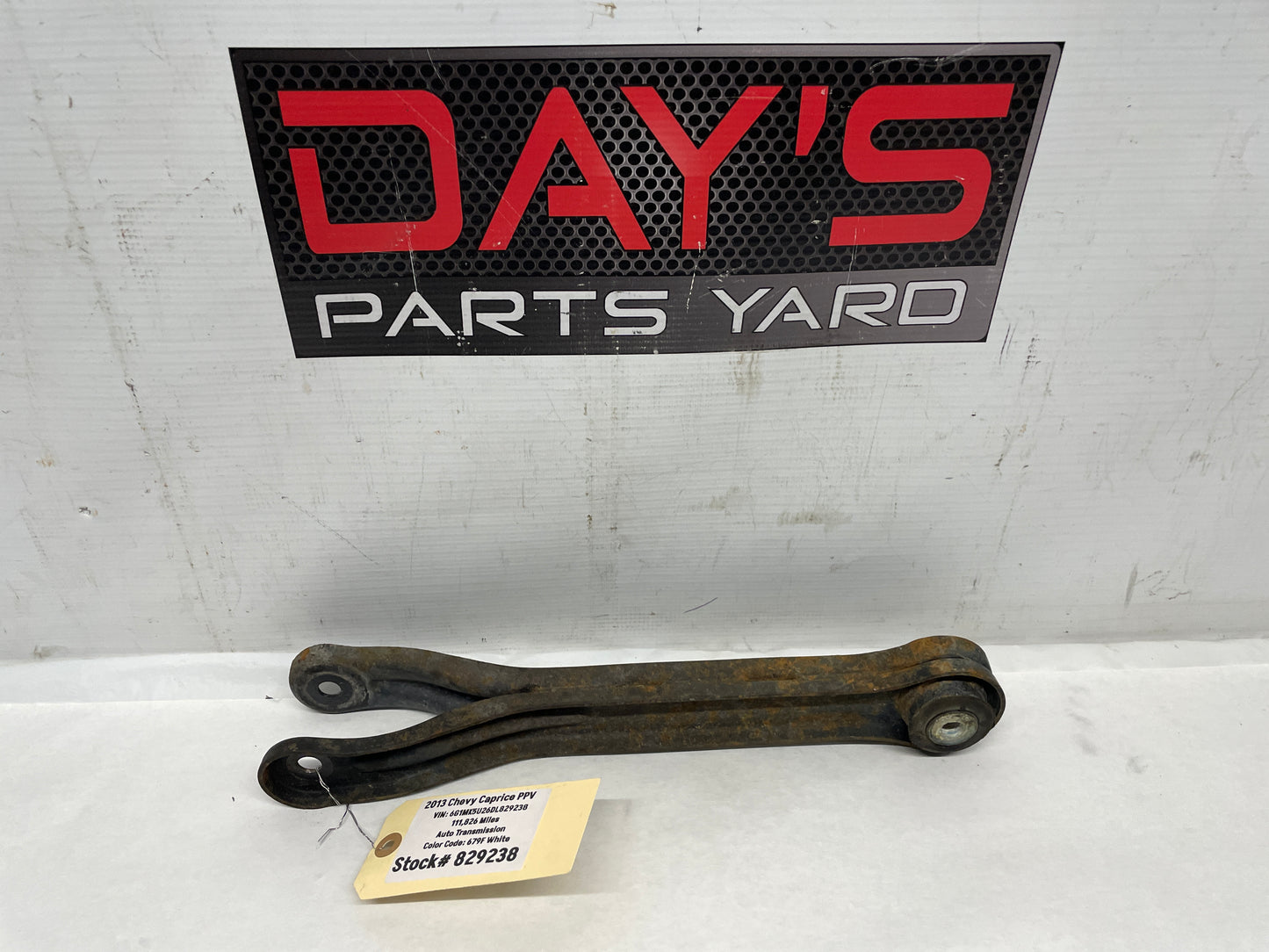 2013 Chevy Caprice PPV LH Driver Rear Suspension Trailing Control Arm Link OEM - Day's Parts Yard