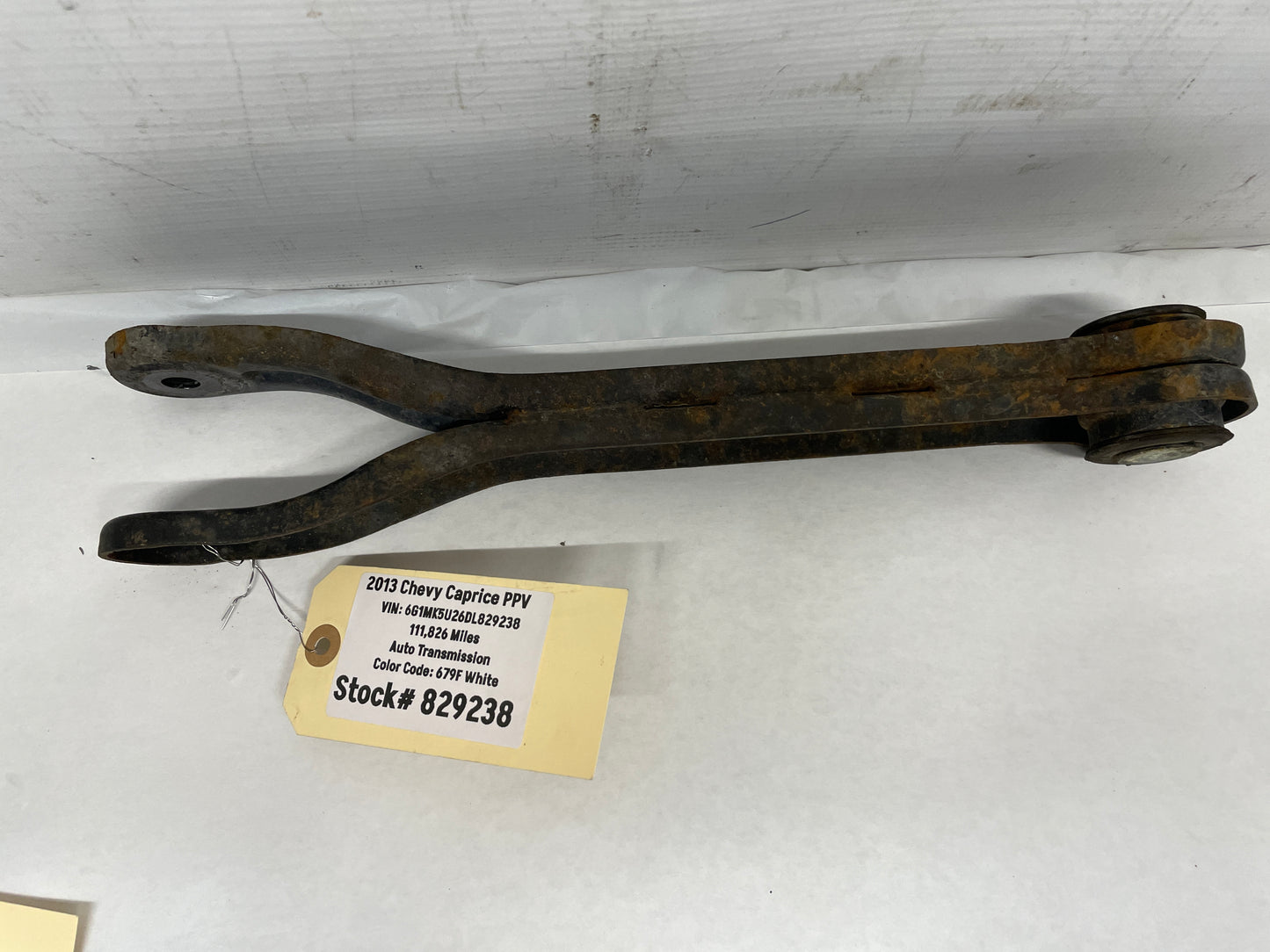 2013 Chevy Caprice PPV LH Driver Rear Suspension Trailing Control Arm Link OEM - Day's Parts Yard