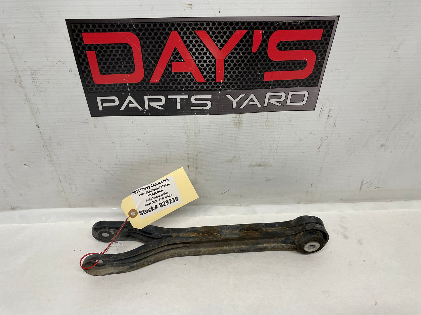 2013 Chevy Caprice PPV RH Passenger Rear Suspension Trailing Control Arm Link OEM - Day's Parts Yard
