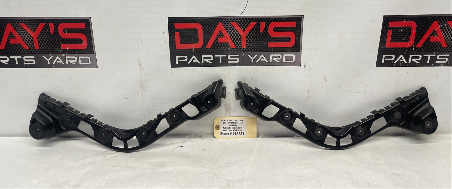 2014 Chevy SS Sedan RH & LH Rear Bumper Brackets Guides OEM - Day's Parts Yard