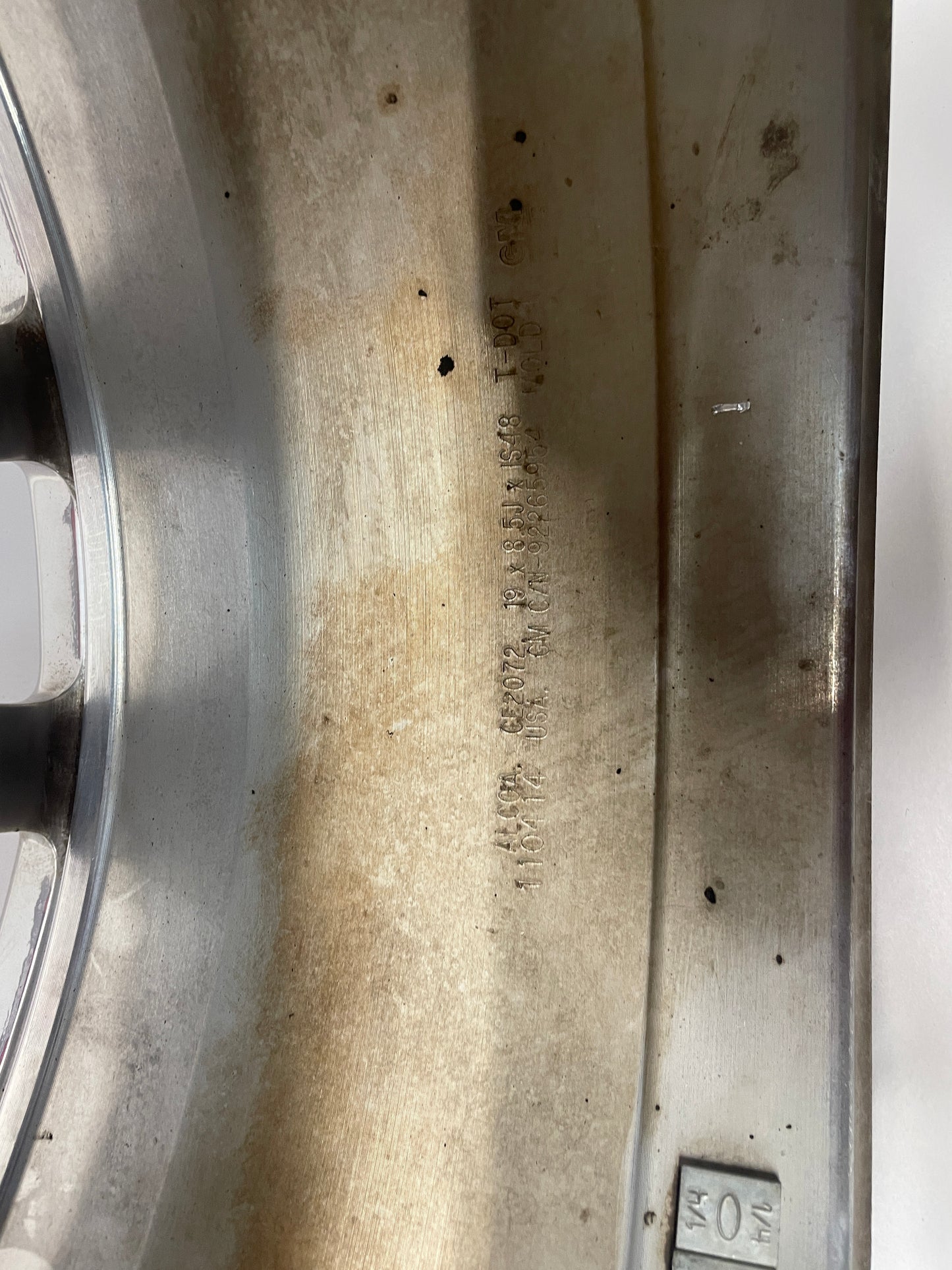 2015 Chevy SS Sedan Factory OEM Front Wheel 19X8.5 - Day's Parts Yard