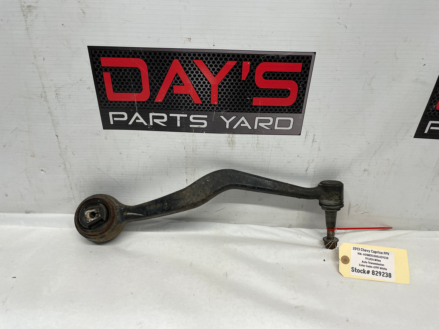 2013 Chevy Caprice PPV RH Passenger Front Suspension Lower Control Arm OEM - Day's Parts Yard