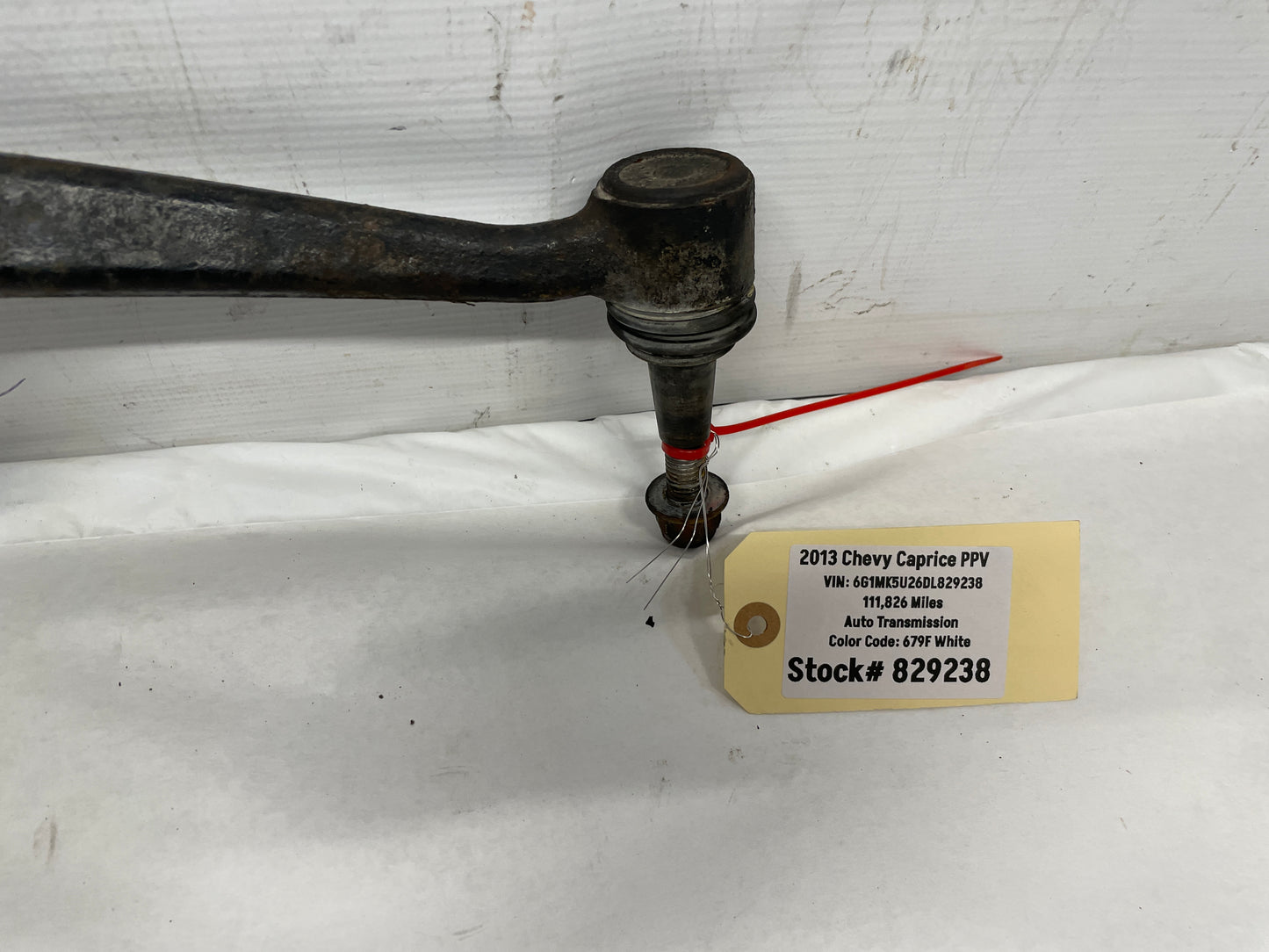 2013 Chevy Caprice PPV RH Passenger Front Suspension Lower Control Arm OEM - Day's Parts Yard