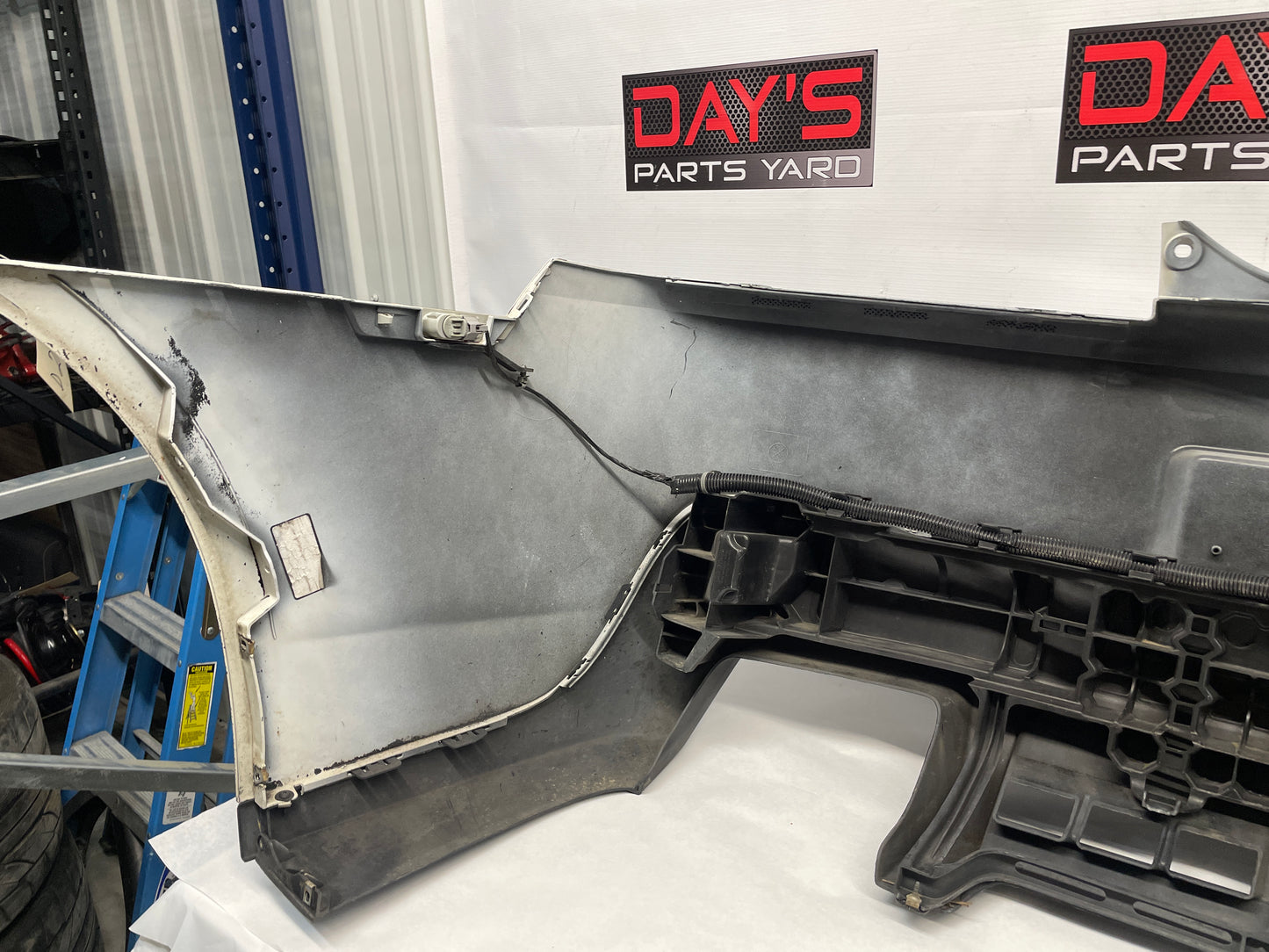 2015 Chevy Camaro SS Complete Rear Bumper Cover White OEM - Day's Parts Yard
