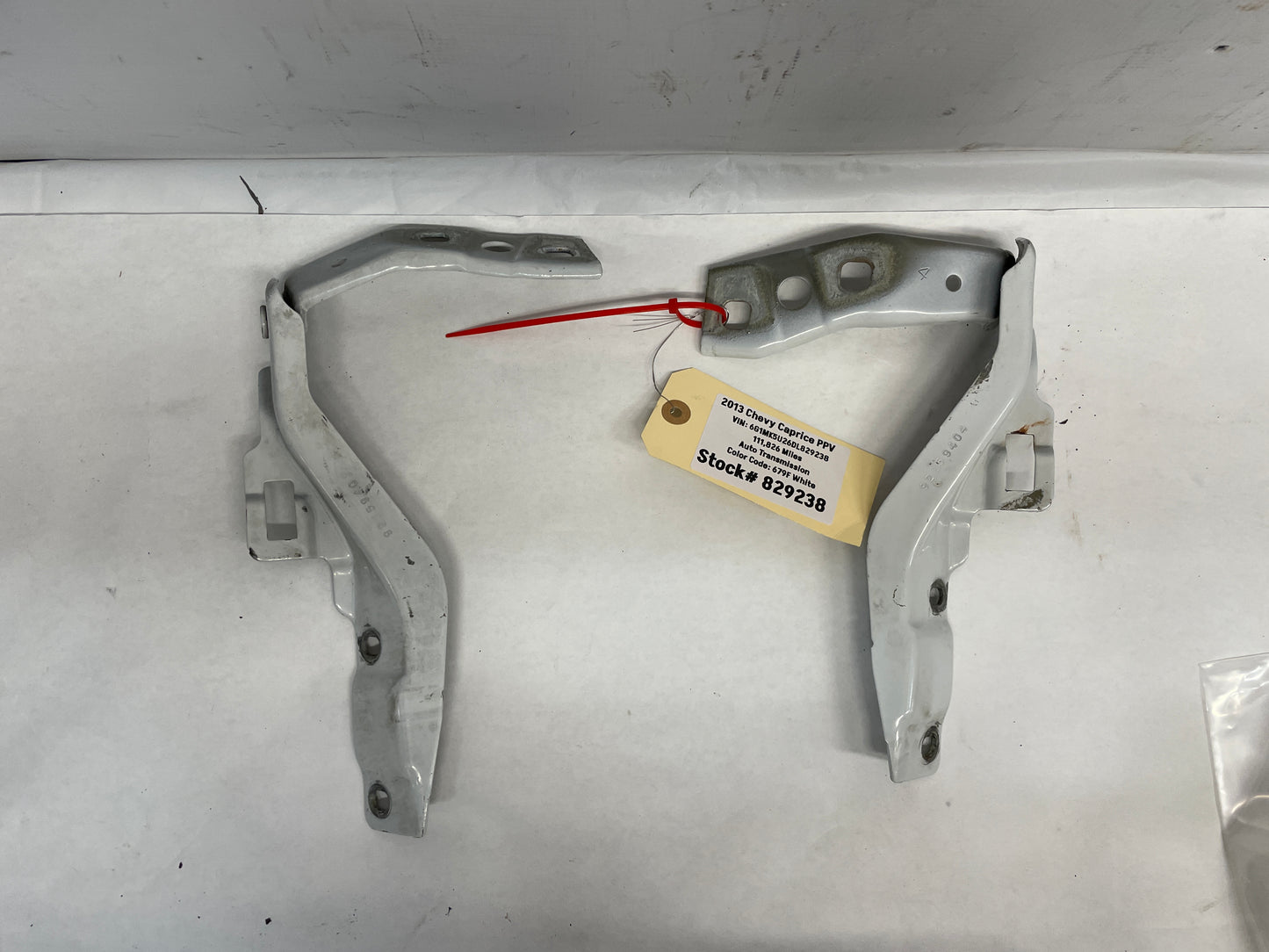 2013 Chevy Caprice PPV RH & LH Hood Hinges Set OEM - Day's Parts Yard