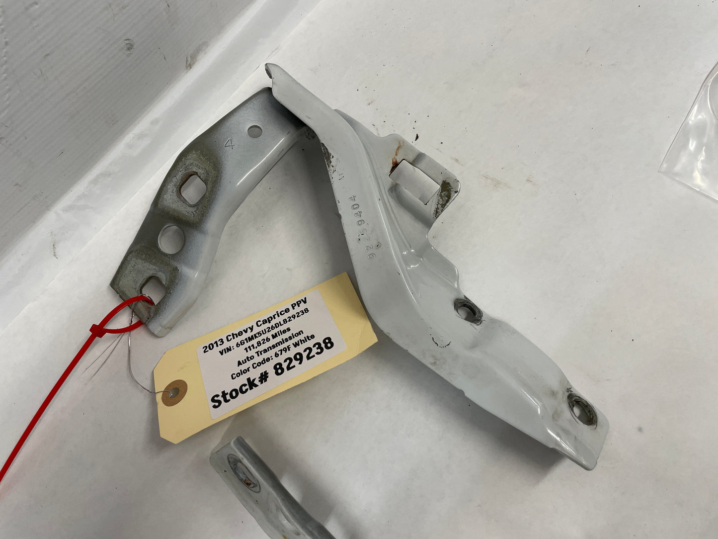 2013 Chevy Caprice PPV RH & LH Hood Hinges Set OEM - Day's Parts Yard