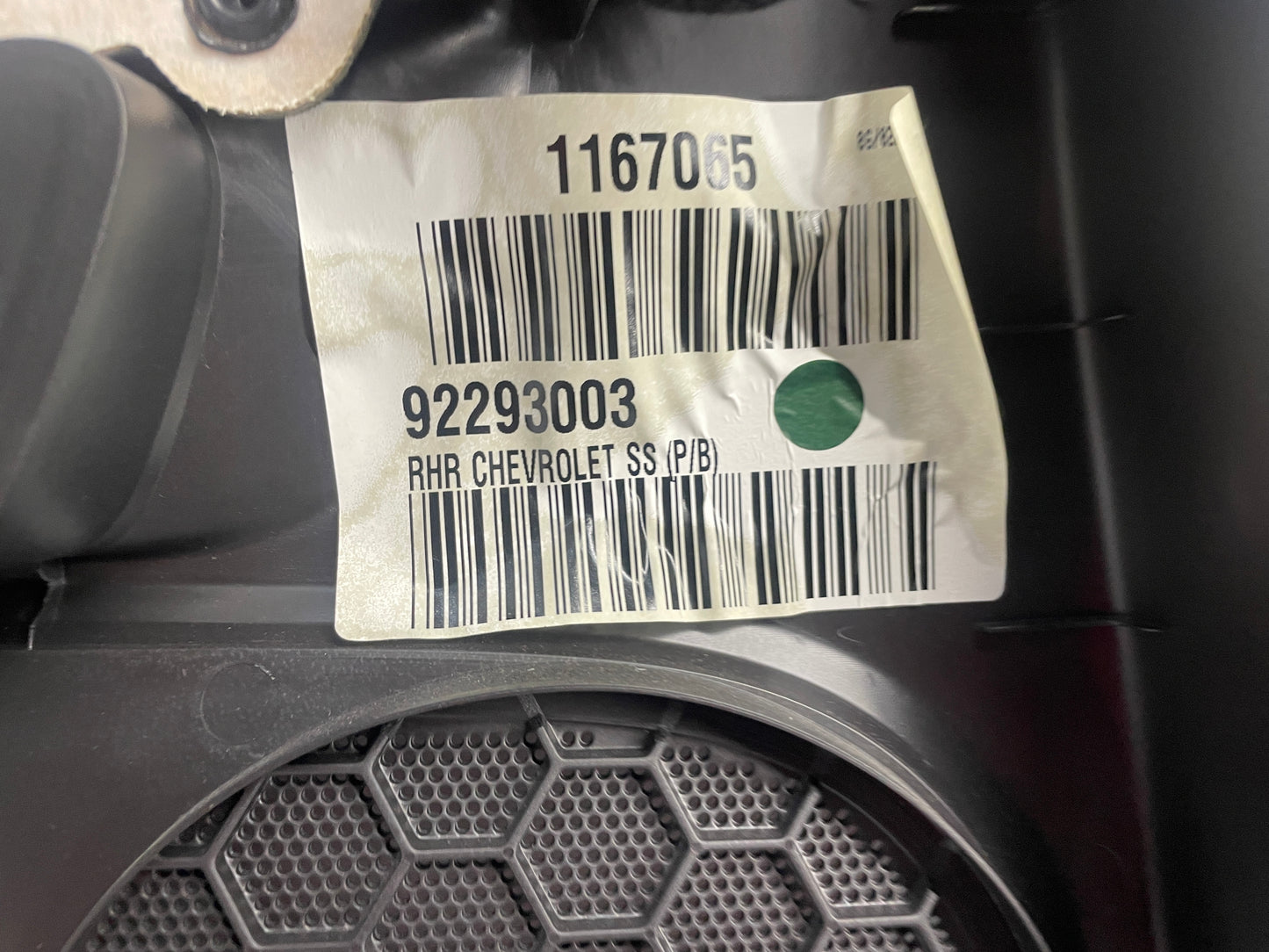 2014 Chevy SS Sedan RH Passenger Rear Interior Door Panel Trim OEM - Day's Parts Yard