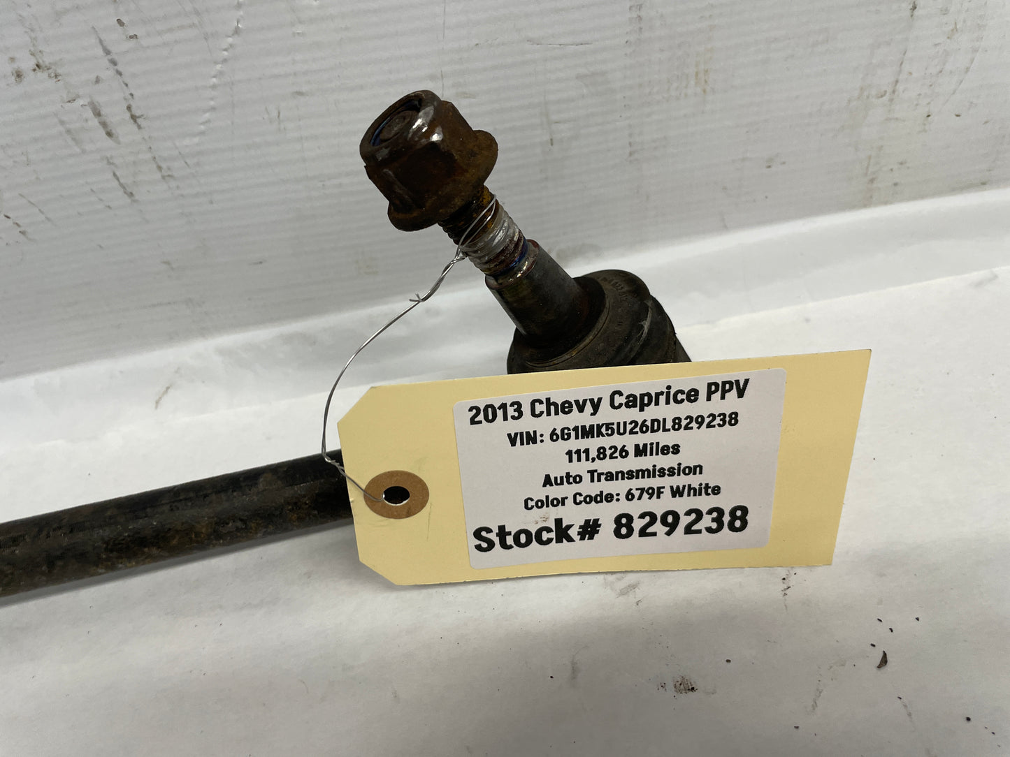 2013 Chevy Caprice PPV LH Driver Front Suspension Lower Rear Control Arm OEM - Day's Parts Yard