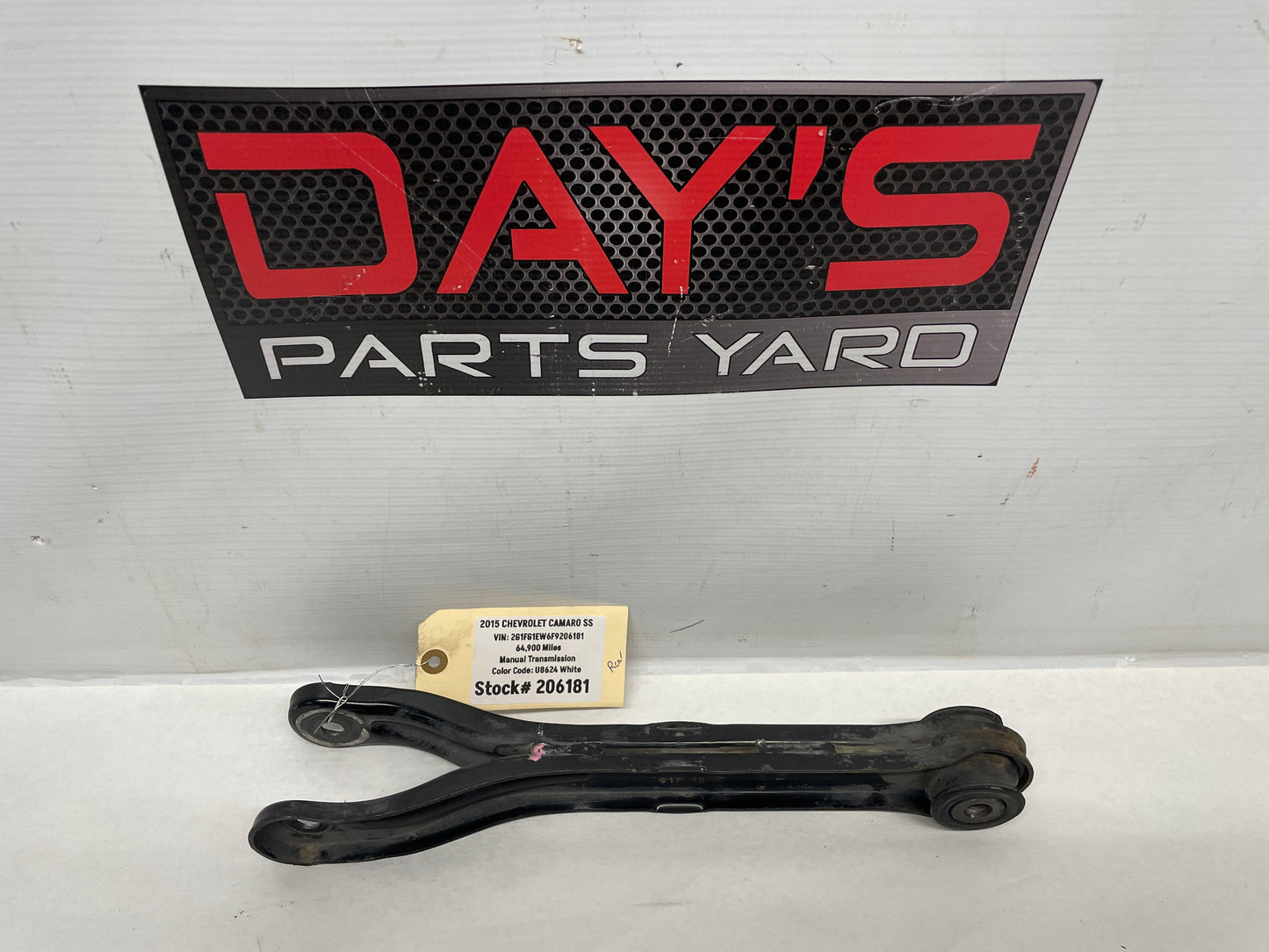 2015 Chevy Camaro SS LH Driver Rear Suspension Trailing Arm OEM - Day's Parts Yard