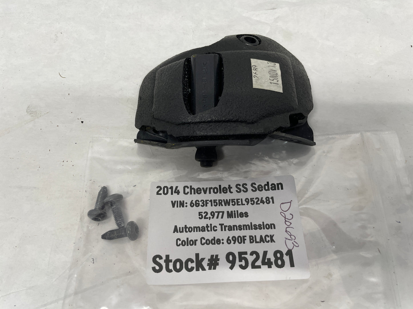 2014 Chevy SS Sedan Fuel Tank Door Lid Hinge OEM - Day's Parts Yard