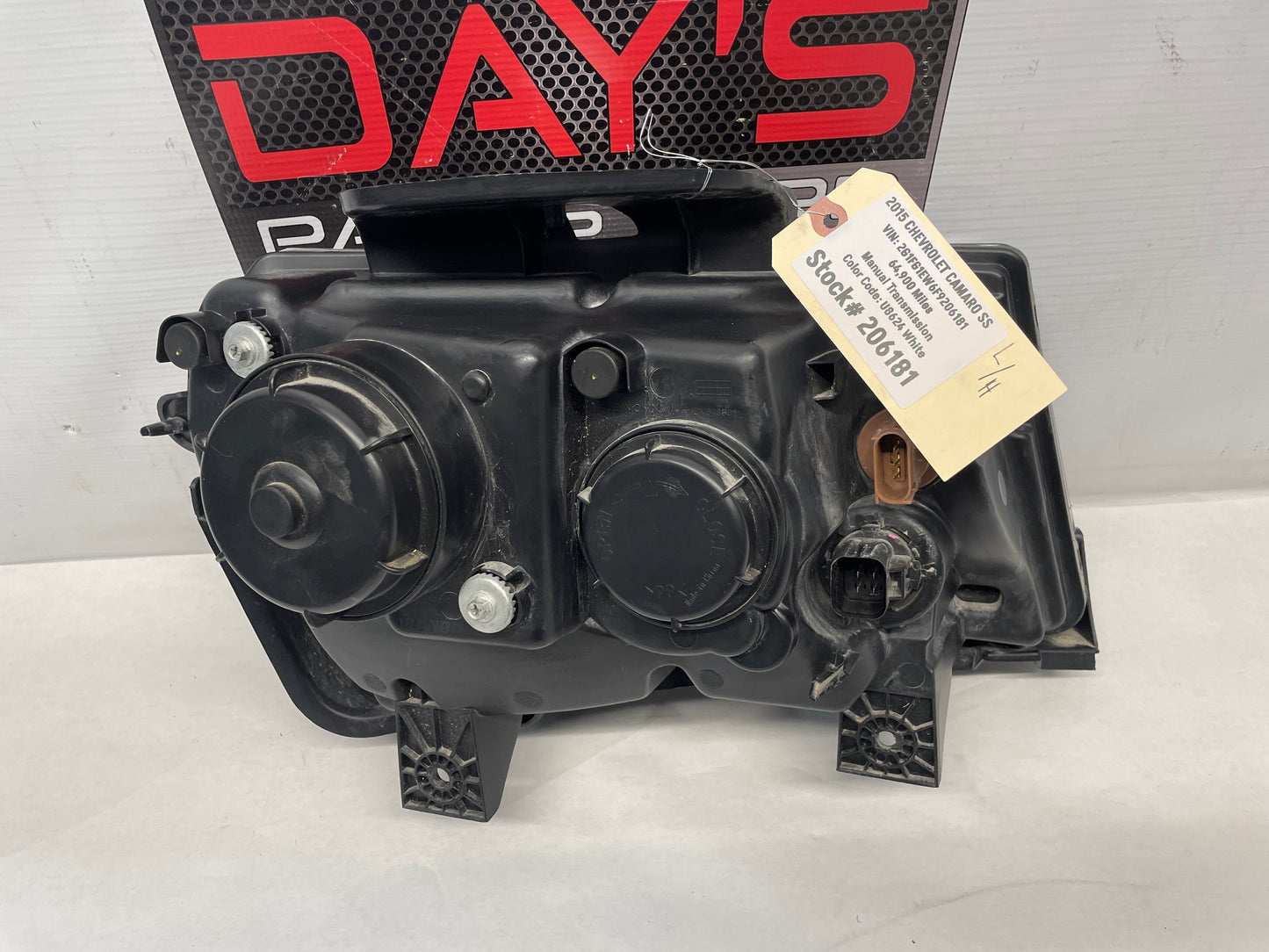2015 Chevy Camaro SS LH Driver Aftermarket After Market Head Light Headlight OEM - Day's Parts Yard