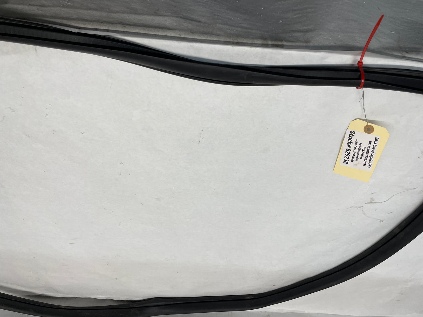 2013 Chevy Caprice PPV RH Passenger Rear Door Weather Strip Rubber Seal OEM - Day's Parts Yard