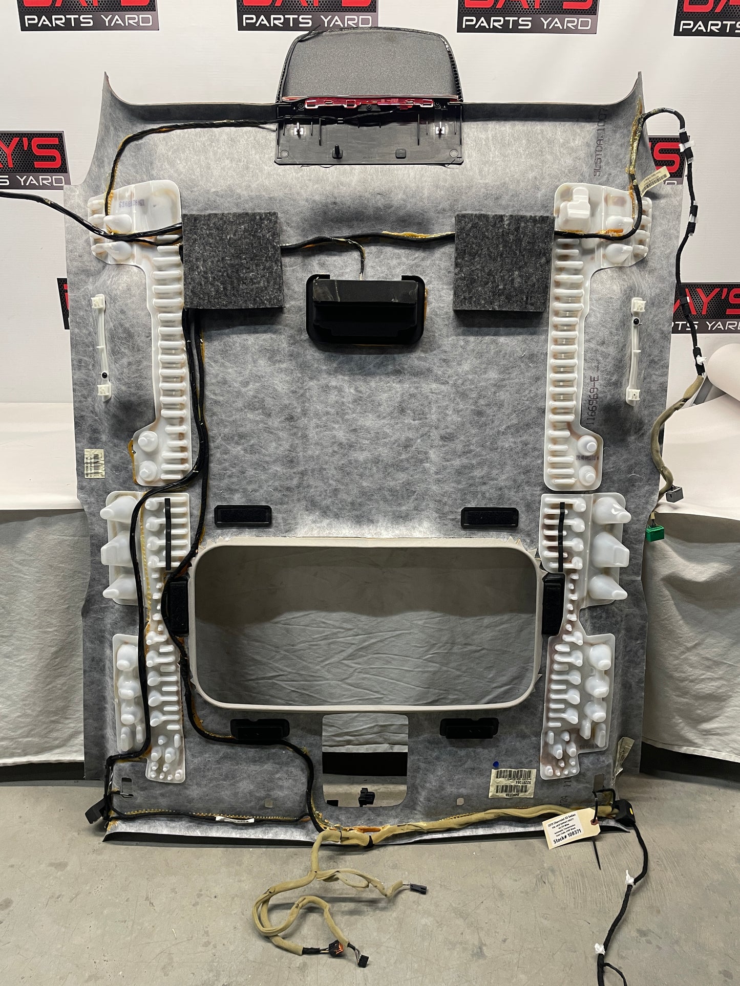 2015 Chevy SS Sedan Headliner Head Liner OEM - Day's Parts Yard