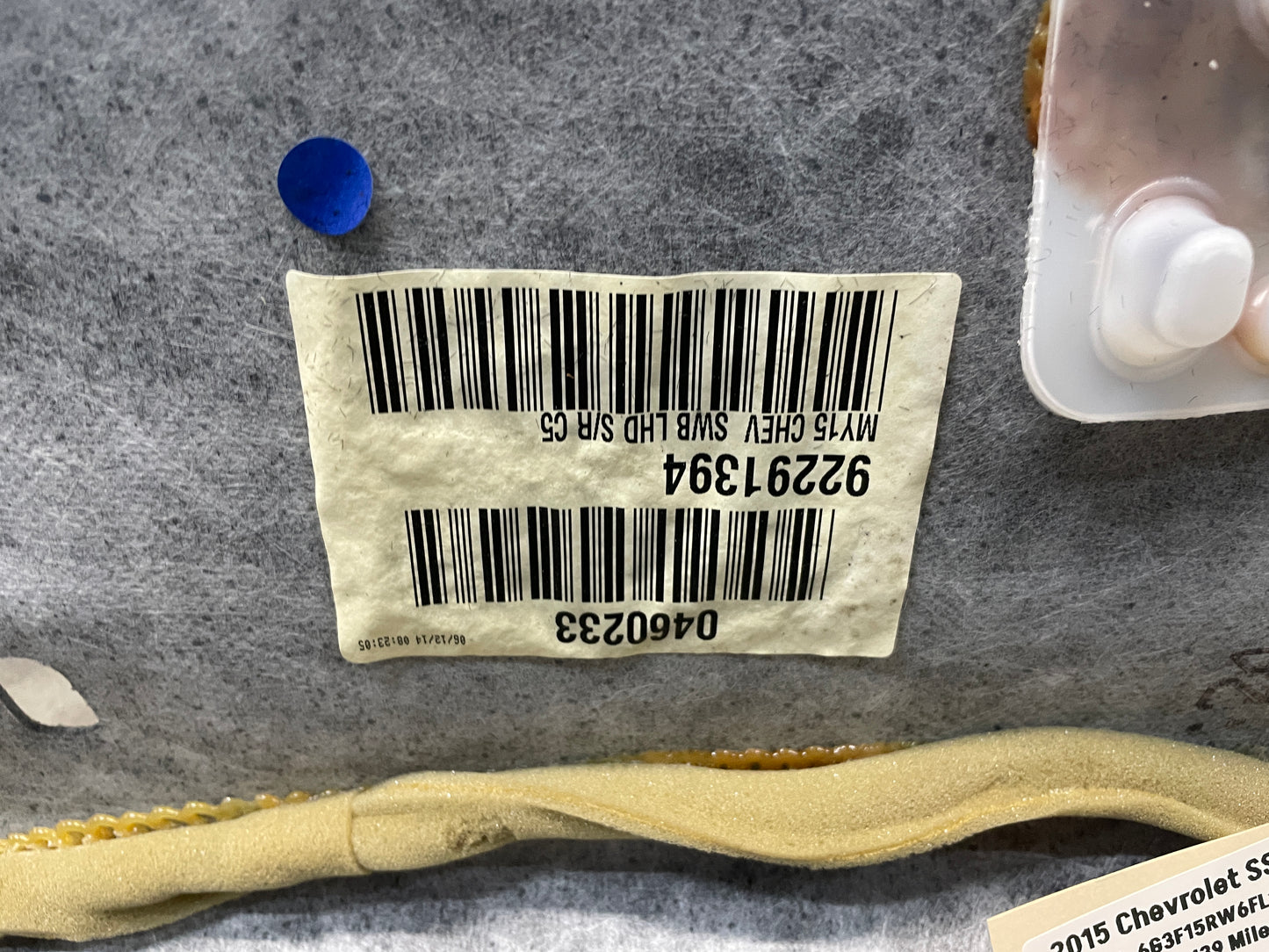 2015 Chevy SS Sedan Headliner Head Liner OEM - Day's Parts Yard