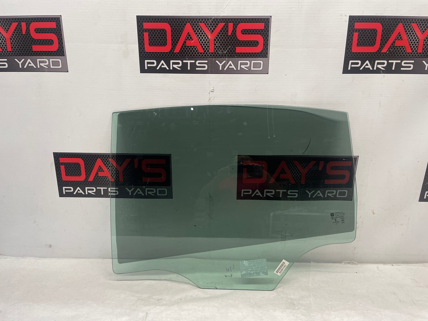 2014 Chevy SS Sedan LH Driver Rear Door Window Glass OEM - Day's Parts Yard