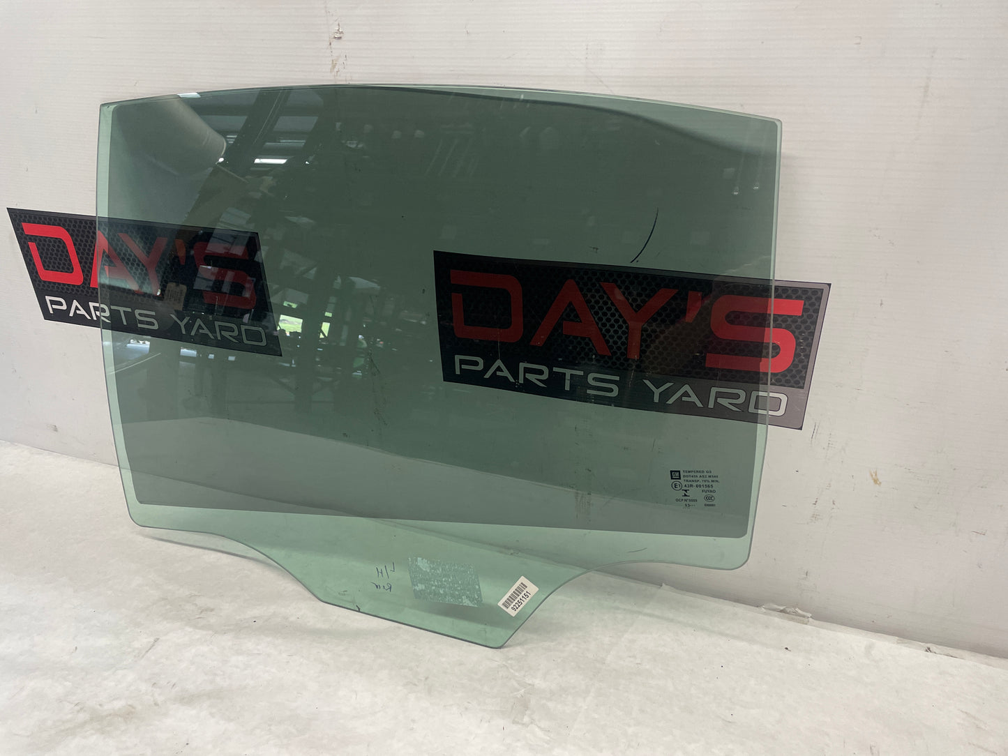 2014 Chevy SS Sedan LH Driver Rear Door Window Glass OEM - Day's Parts Yard