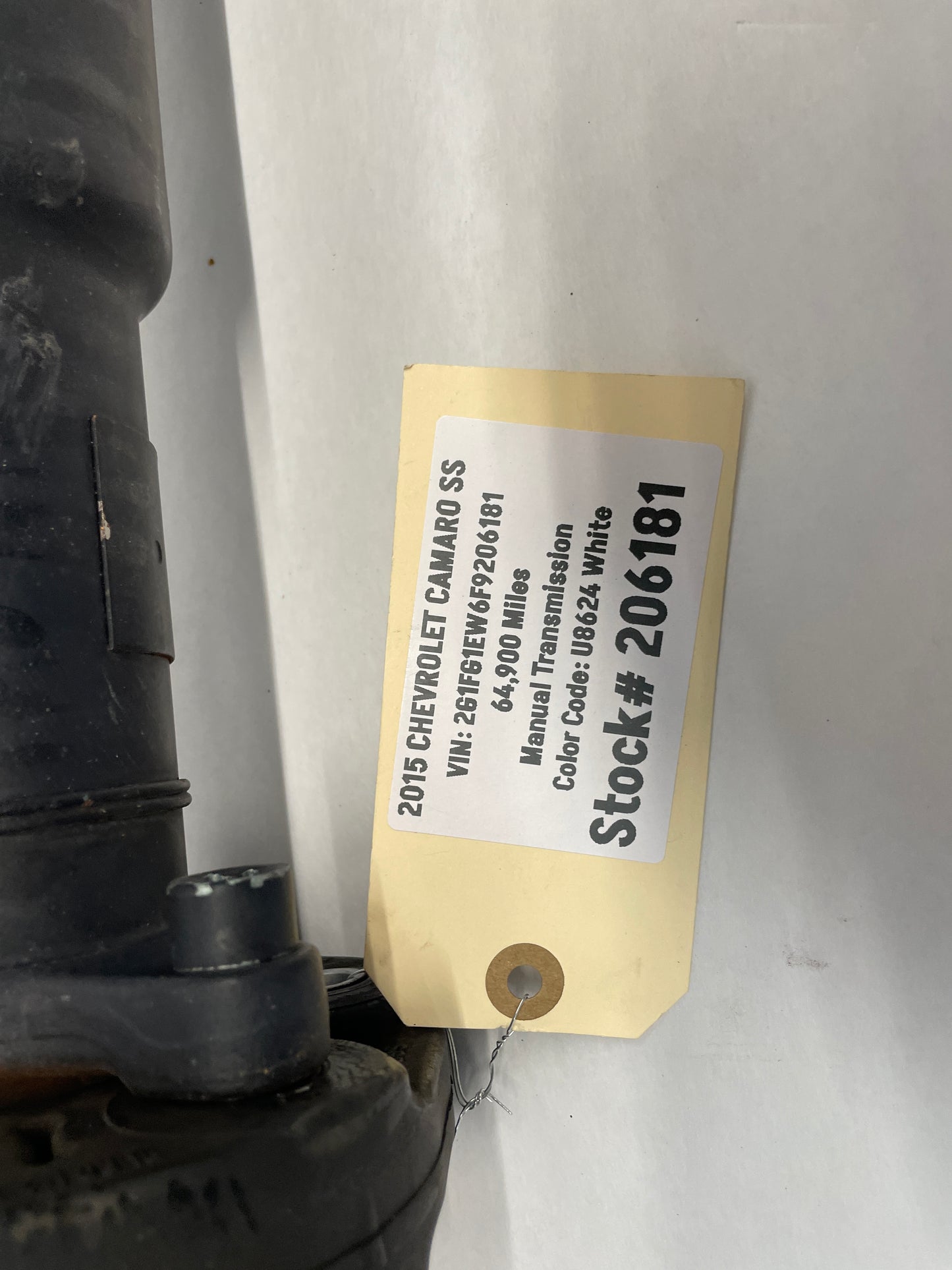 2015 Chevy Camaro SS Driveshaft Drive Shaft Line OEM - Day's Parts Yard