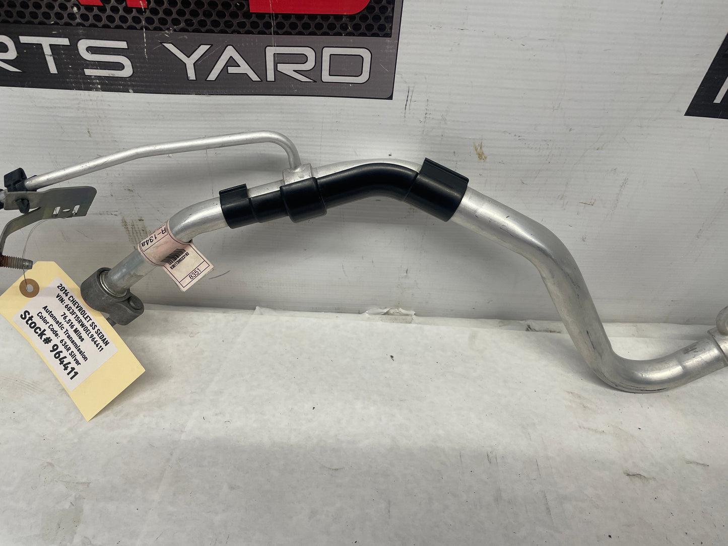 2014 Chevy SS Sedan AC Air Conditioner Line Hose Tube OEM - Day's Parts Yard