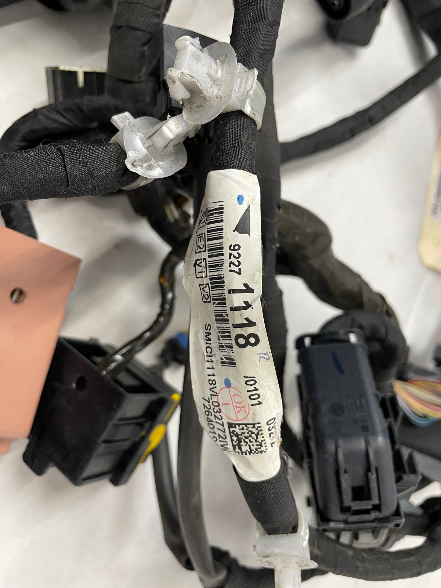 2014 Chevy SS Sedan Fire Wall Engine Bay Front Chassis Wire Wiring Harness OEM - Day's Parts Yard