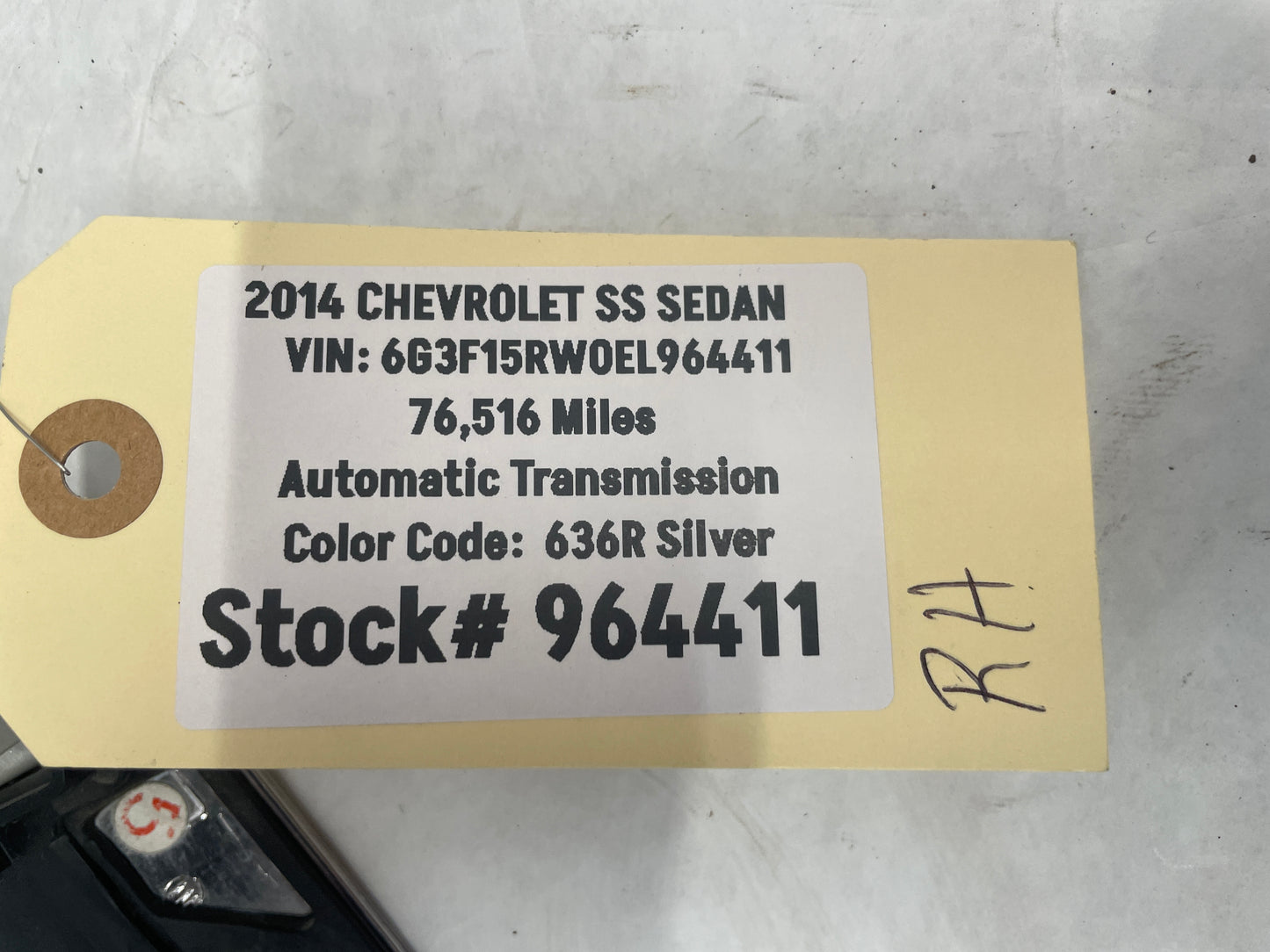 2016 Chevy SS Sedan RH & LH Fender Marker Lights Tail Lamp OEM - Day's Parts Yard