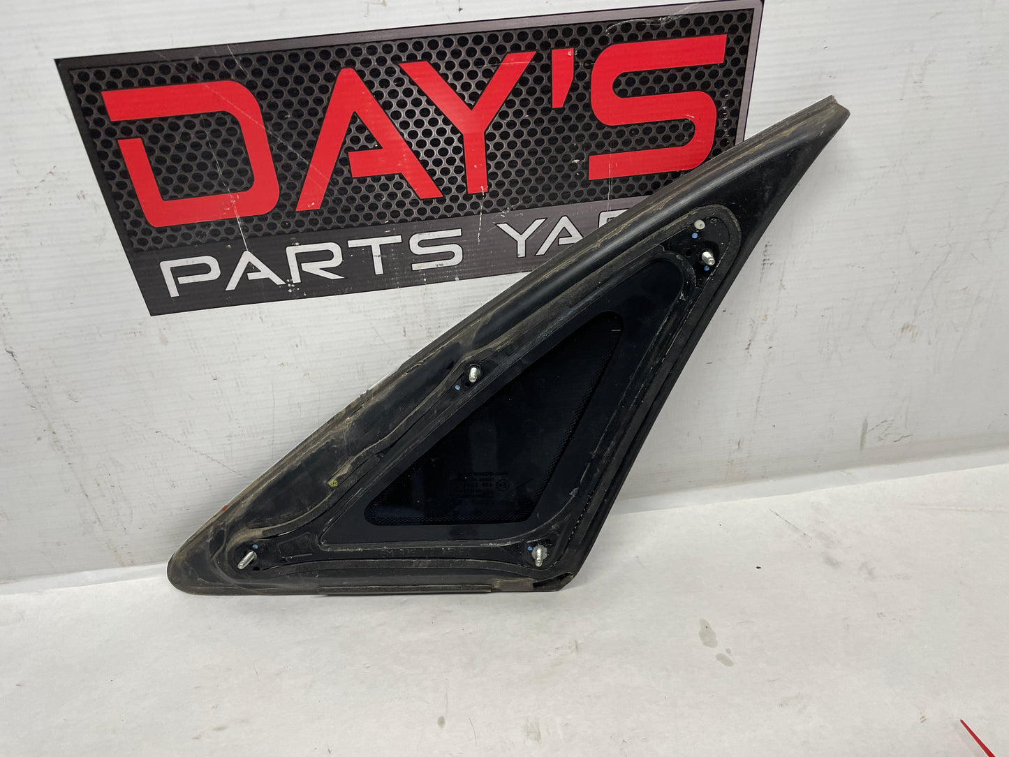 2013 Chevy Caprice PPV LH Driver Quarter Window Glass OEM - Day's Parts Yard