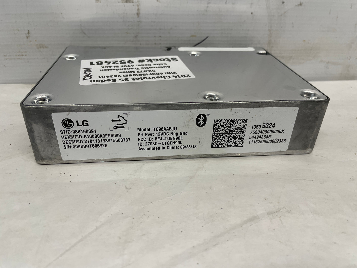 2014 Chevy SS Sedan OnStar Communication Module Unit 13505324 OEM - Day's Parts Yard