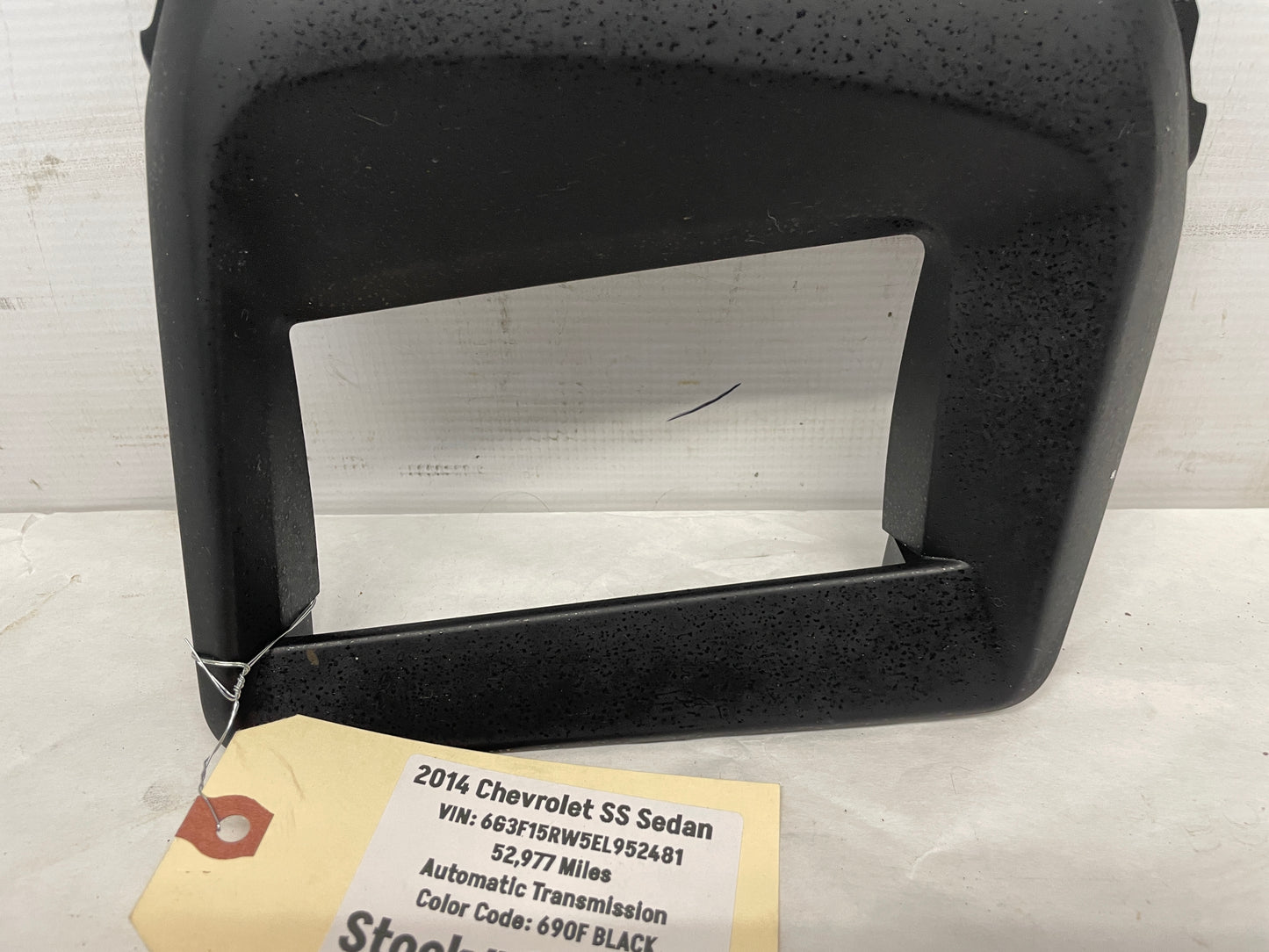 2014 Chevy SS Sedan Heads Up Display Bezel Trim HUD OEM - Day's Parts Yard